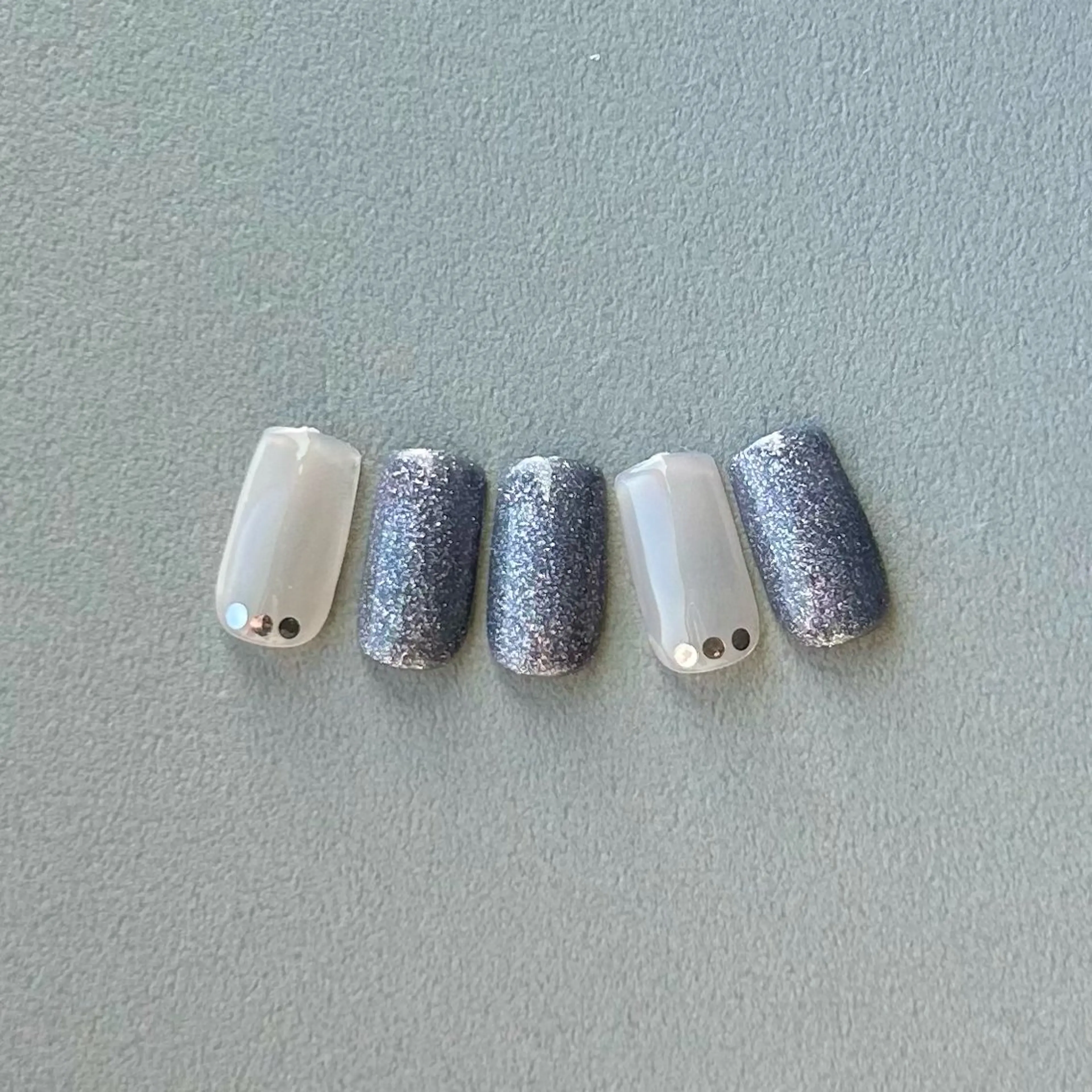 メンズ ネイル フラッシュネイル フラッシュマグ マグネットネイル Lueur 恵比寿 HARUKAのネイルデザイン