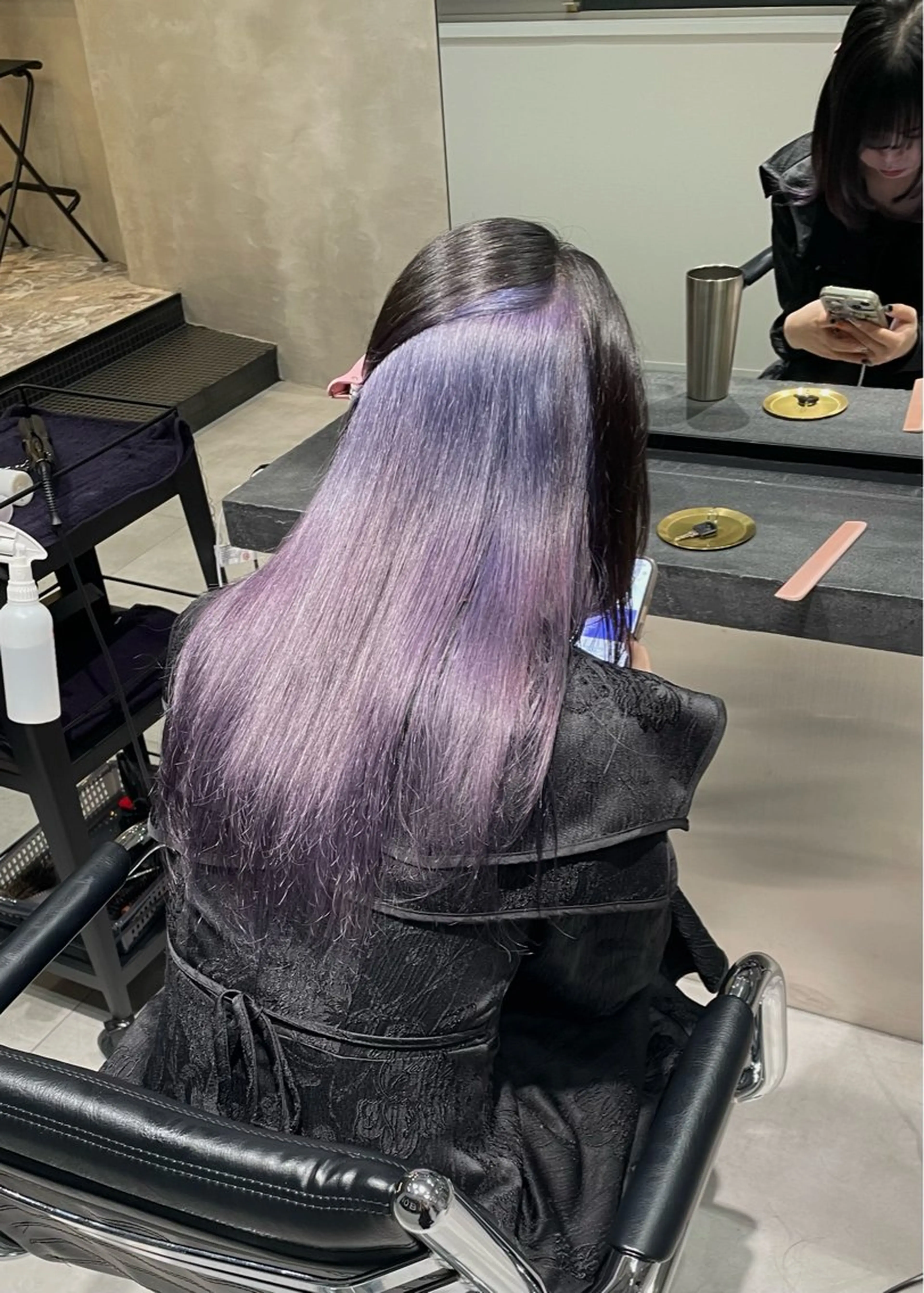 ロング カラー ブリーチ 💝透明感/ブリーチ /れい💝のヘアスタイル