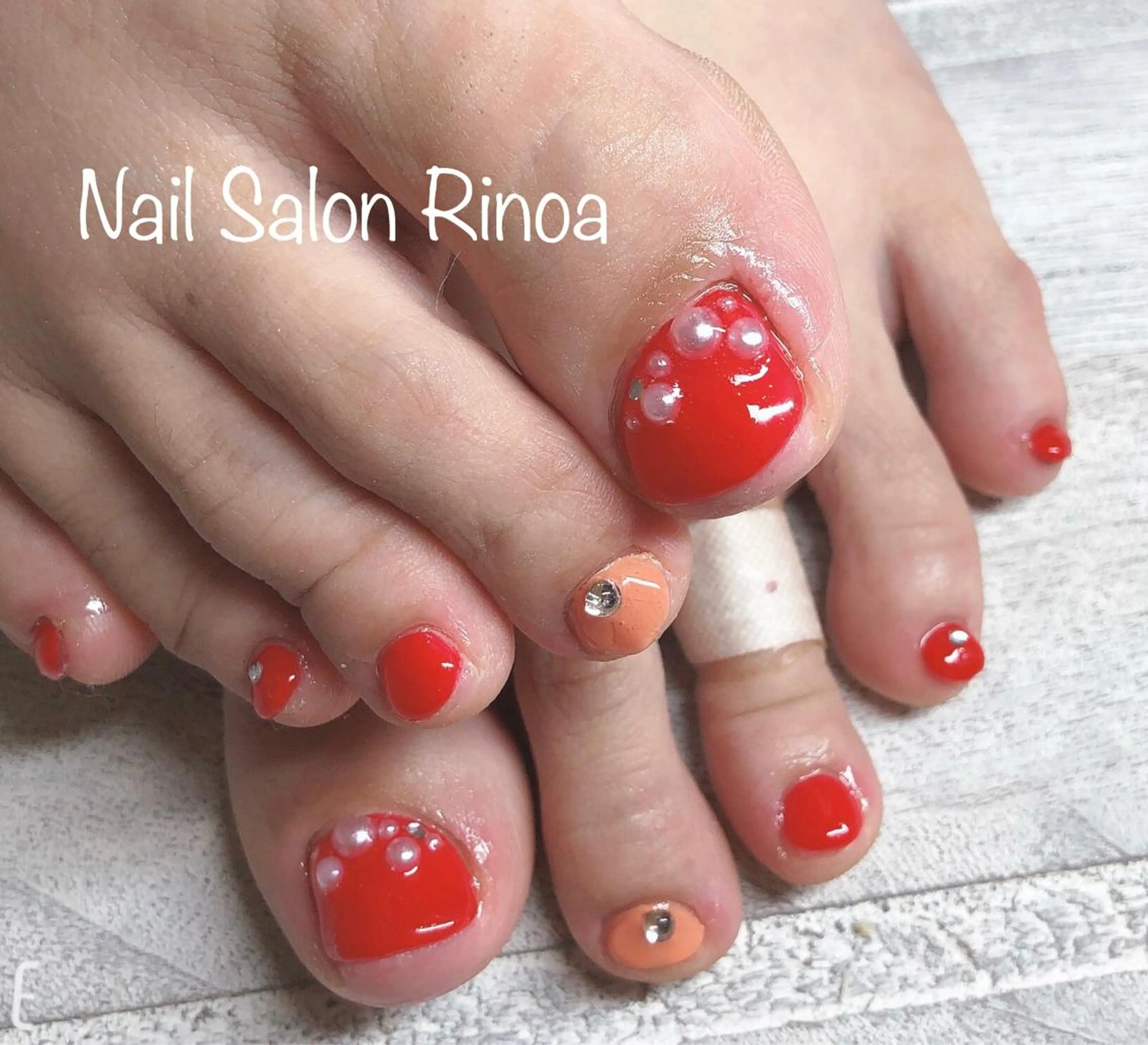 ネイル ハンドネイル フットネイル Nail Salon Rinoaのネイルデザイン