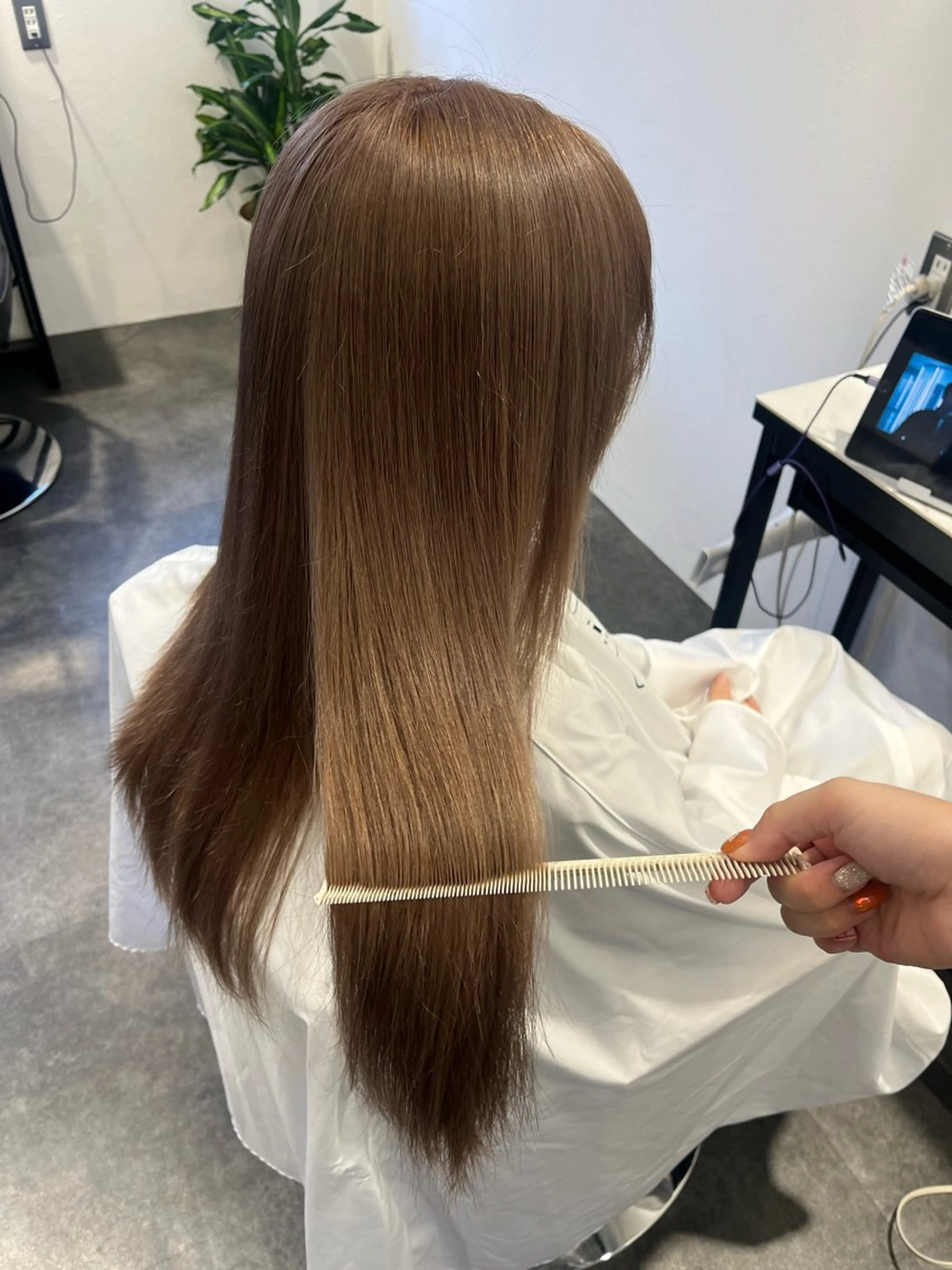 プルエクステダイヤモンド毛質(へそ下52㎝)60本!✨の写真