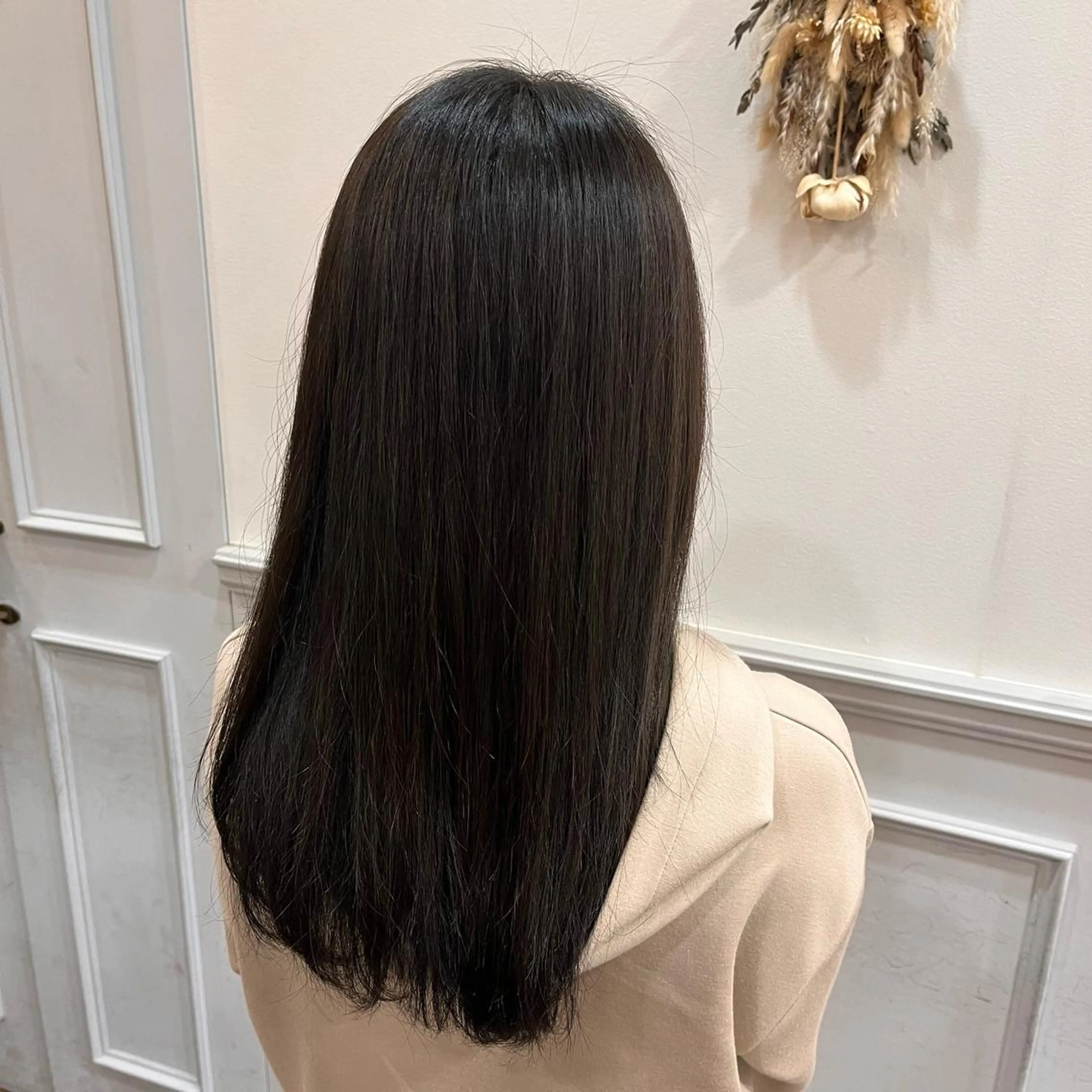 ロング カラー よしだ しおりのヘアスタイル