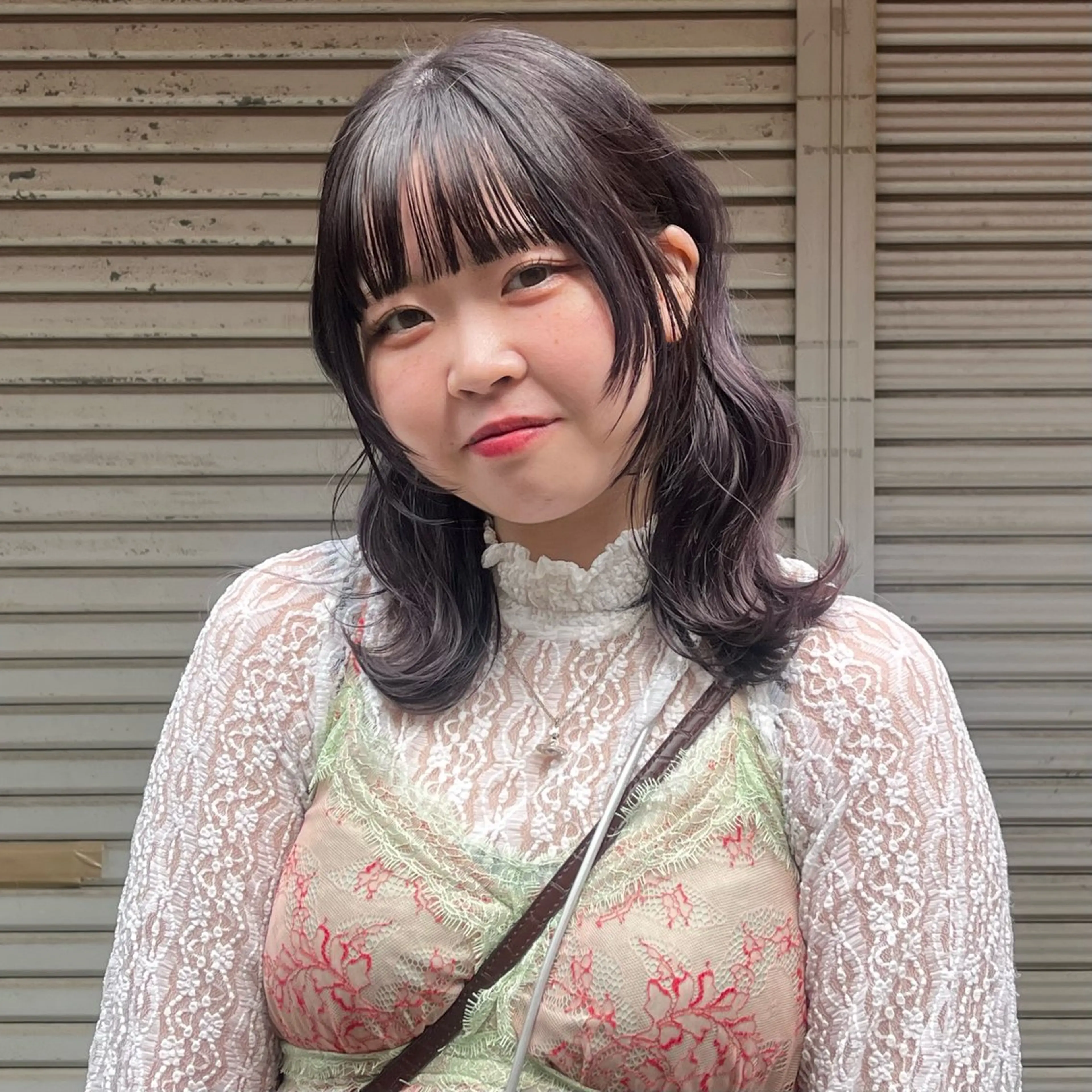 セミロング カラー ヘアカラー Qin所属・ルーツカラー 🌟  ミキのヘアスタイル