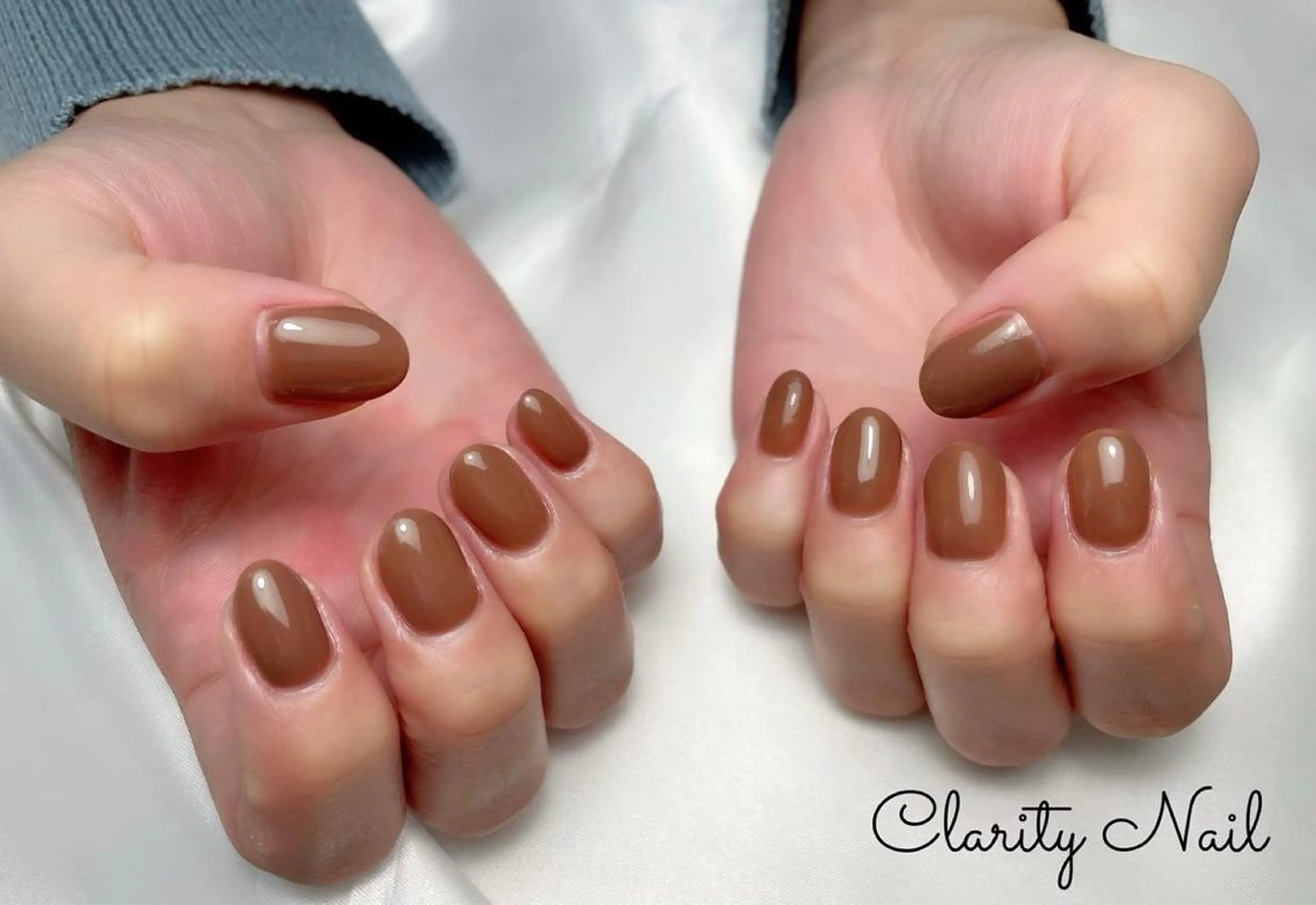 ネイル ワンカラーネイル ハンドネイル Clarity Nailのネイルデザイン