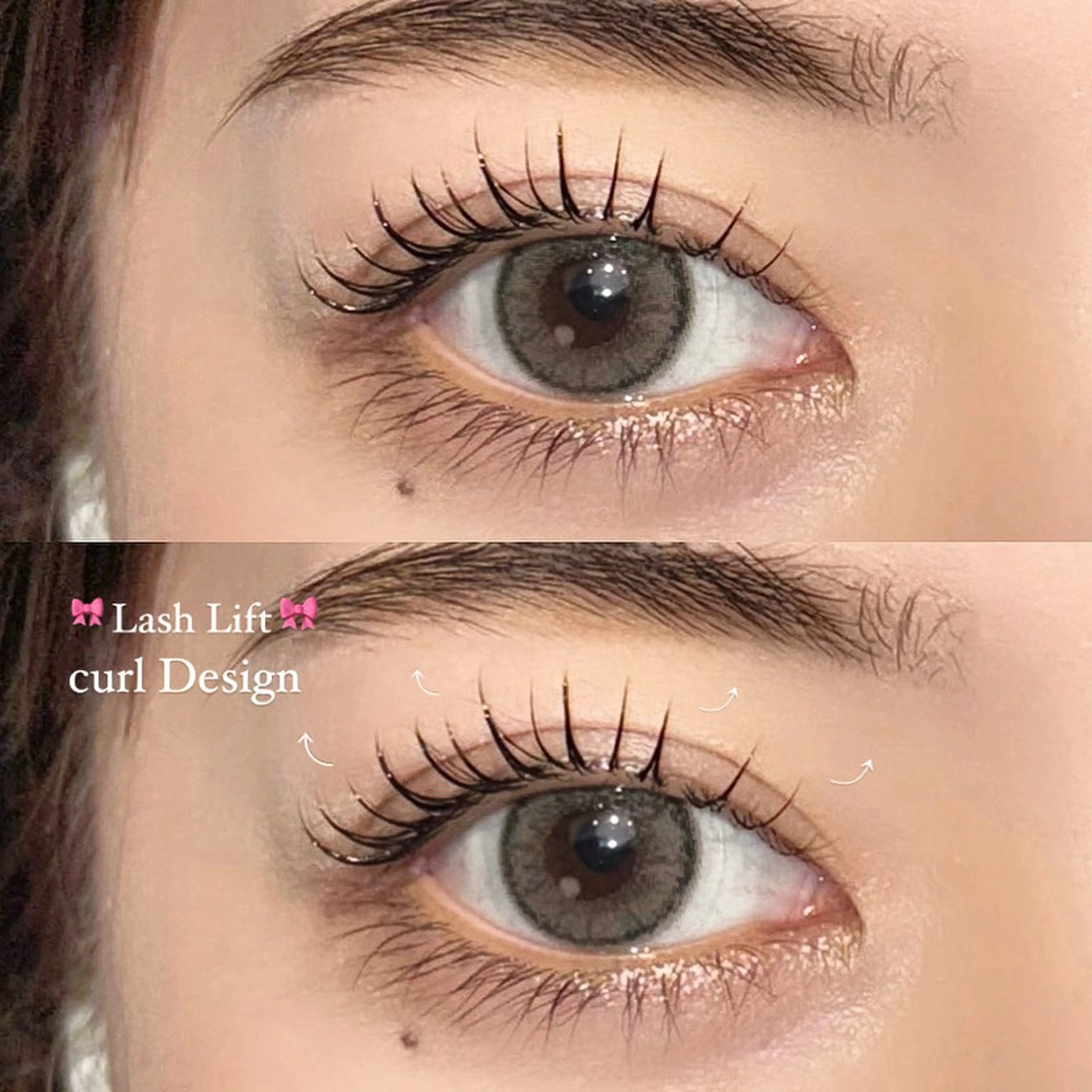 マツエク・マツパ フラットラッシュ まつげパーマ 下まつげエクステ 一重×まつ毛パーマ マツパ NORA senaのマツエク・マツパデザイン