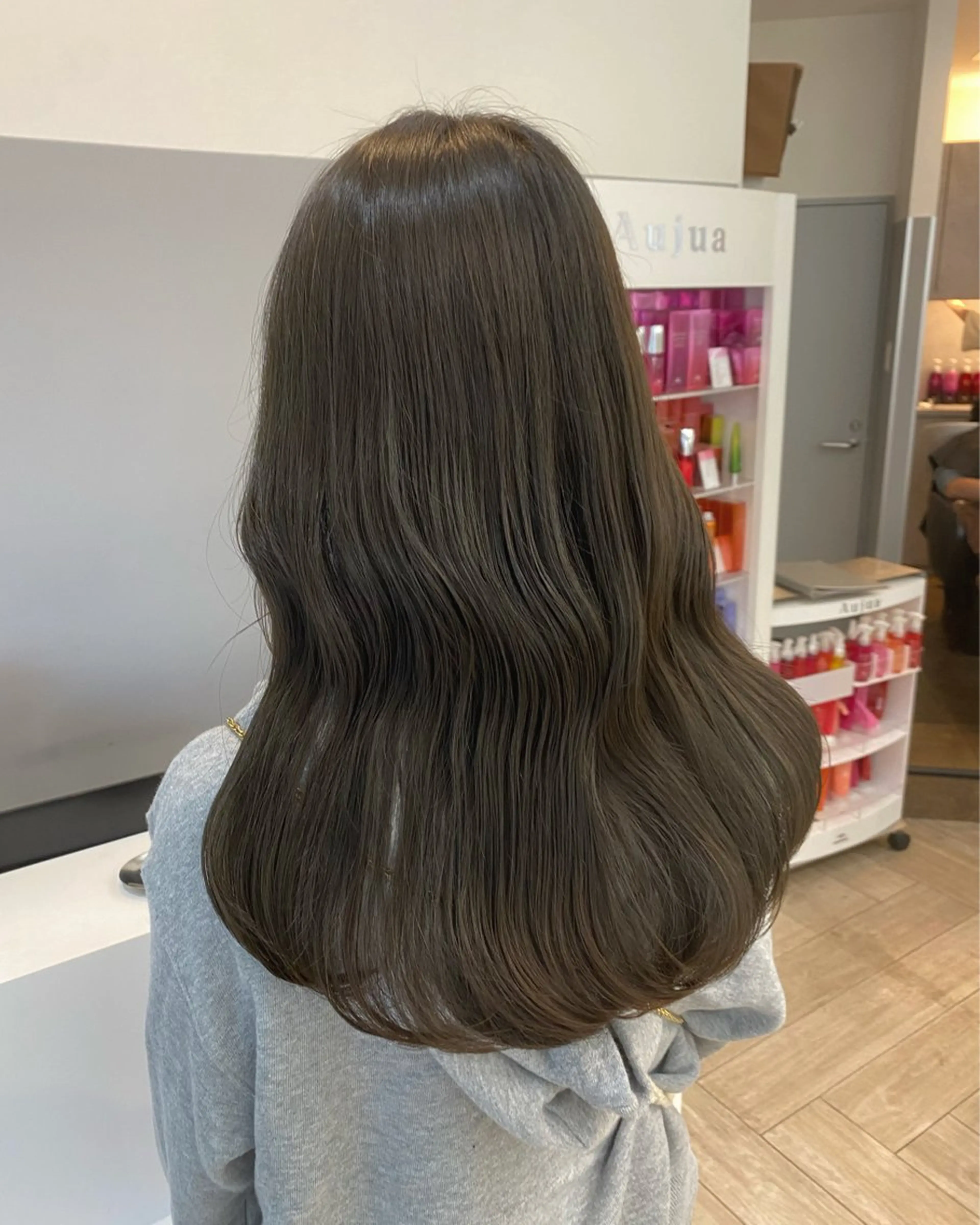 ロング カラー 広島/わかな/ヘア セット/オリーブのヘアスタイル