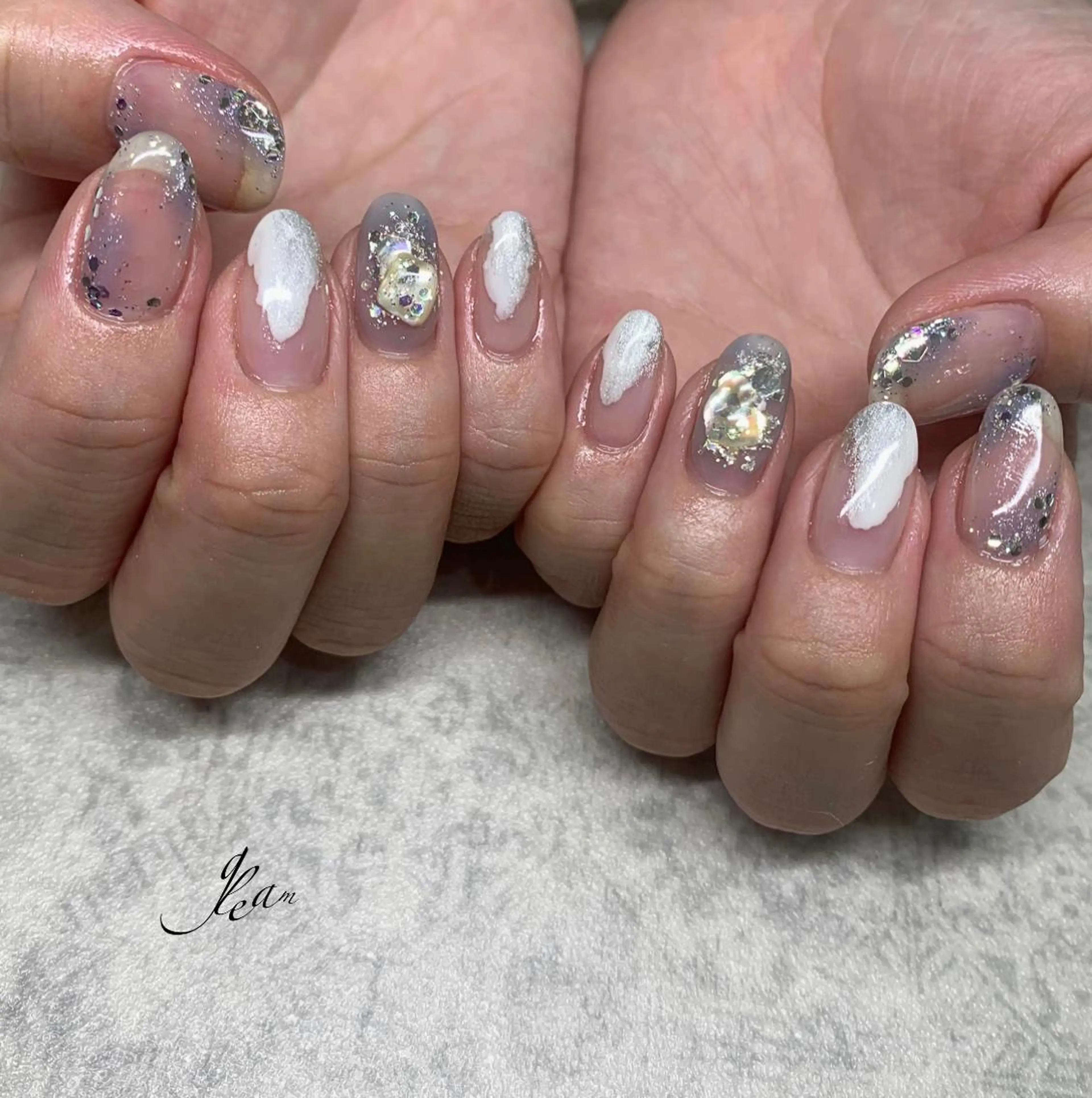 ネイル ハンドネイル gleam所属・gleam✴︎ sayakaのネイルデザイン