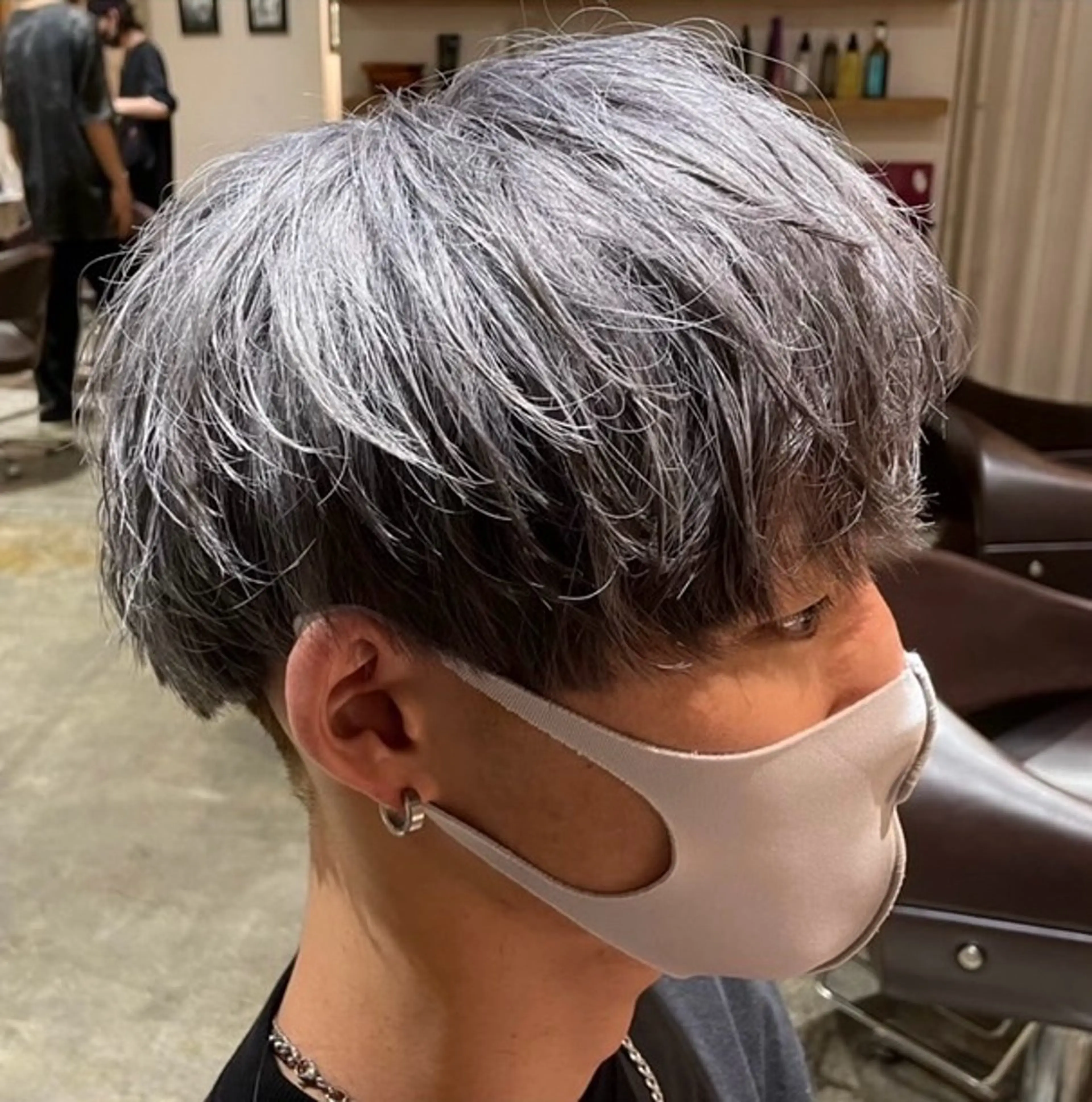 ミディアム カラー メンズ カット ヘアカラー トリートメント 🔹似合わせ✖️垢抜 け職人/ℕ𝕆ℝ𝕀のヘアスタイル