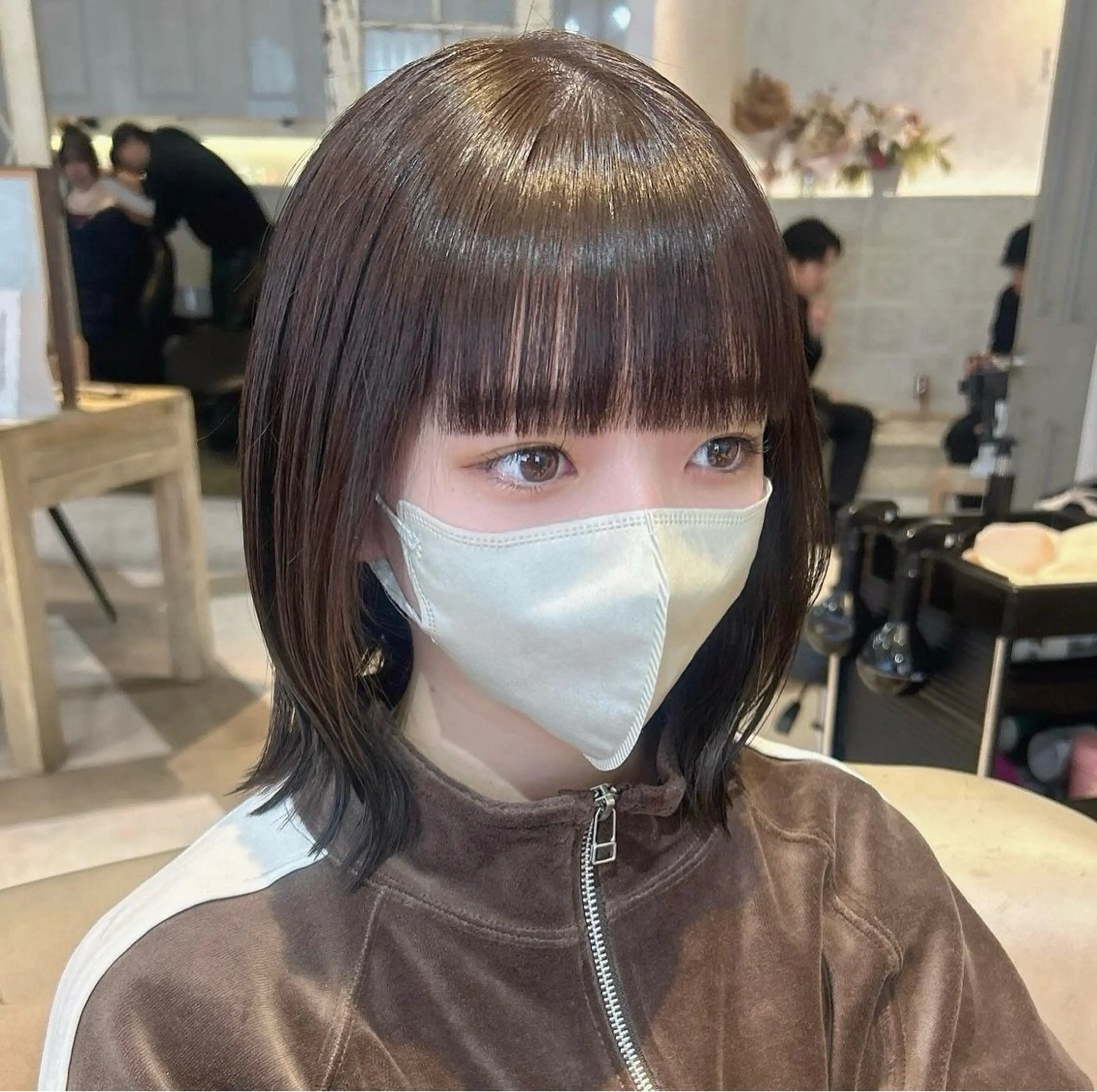 ショート 艶カラー/ボブ /似合わせ/田口愛那のヘアスタイル