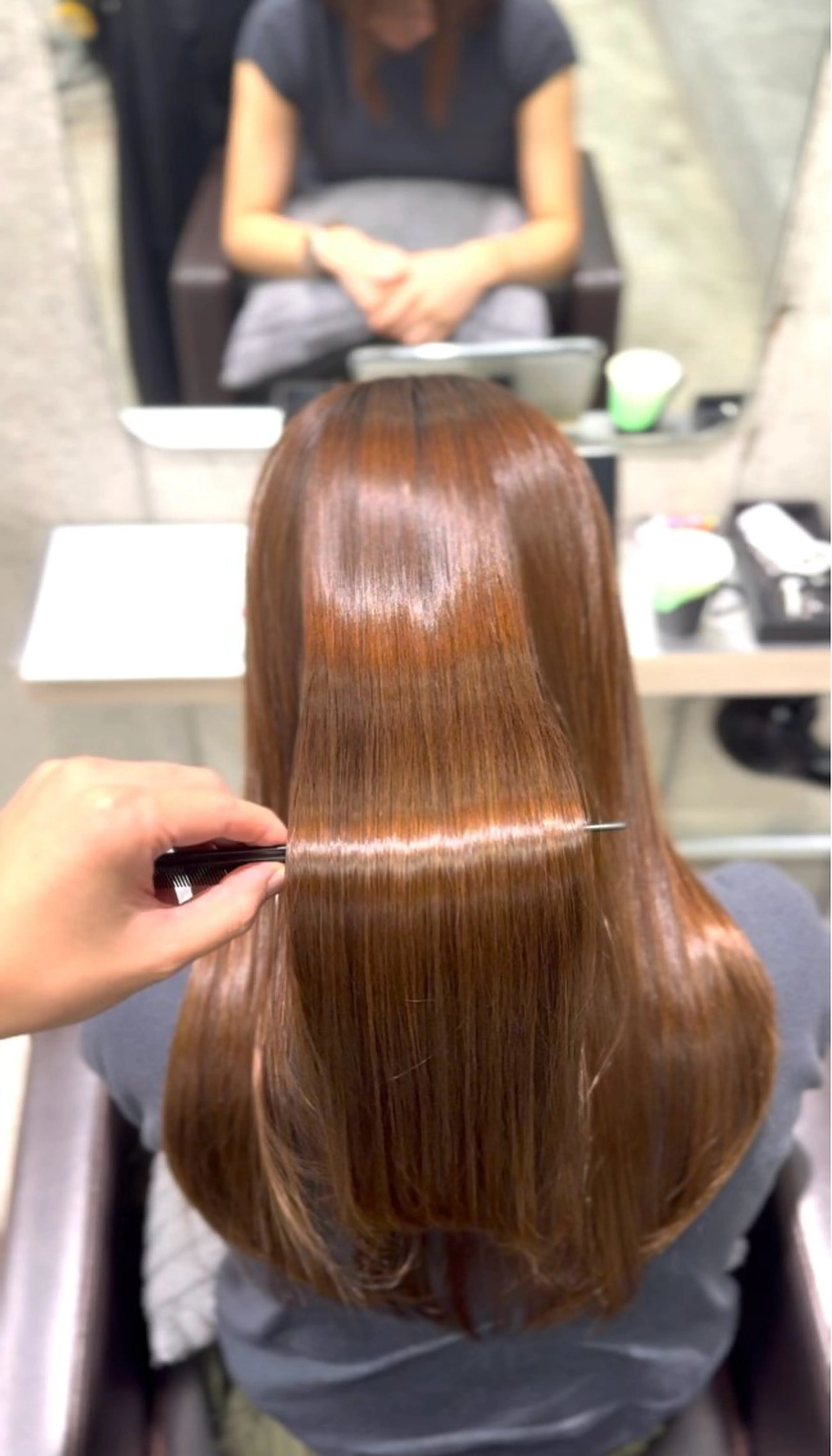 ロング 髪質改善 縮毛矯正 カット ヘアカラー 縮毛矯正 トリートメント 恵比寿🤍似合わせ 艶髪育成特化 清水のその他イメージ