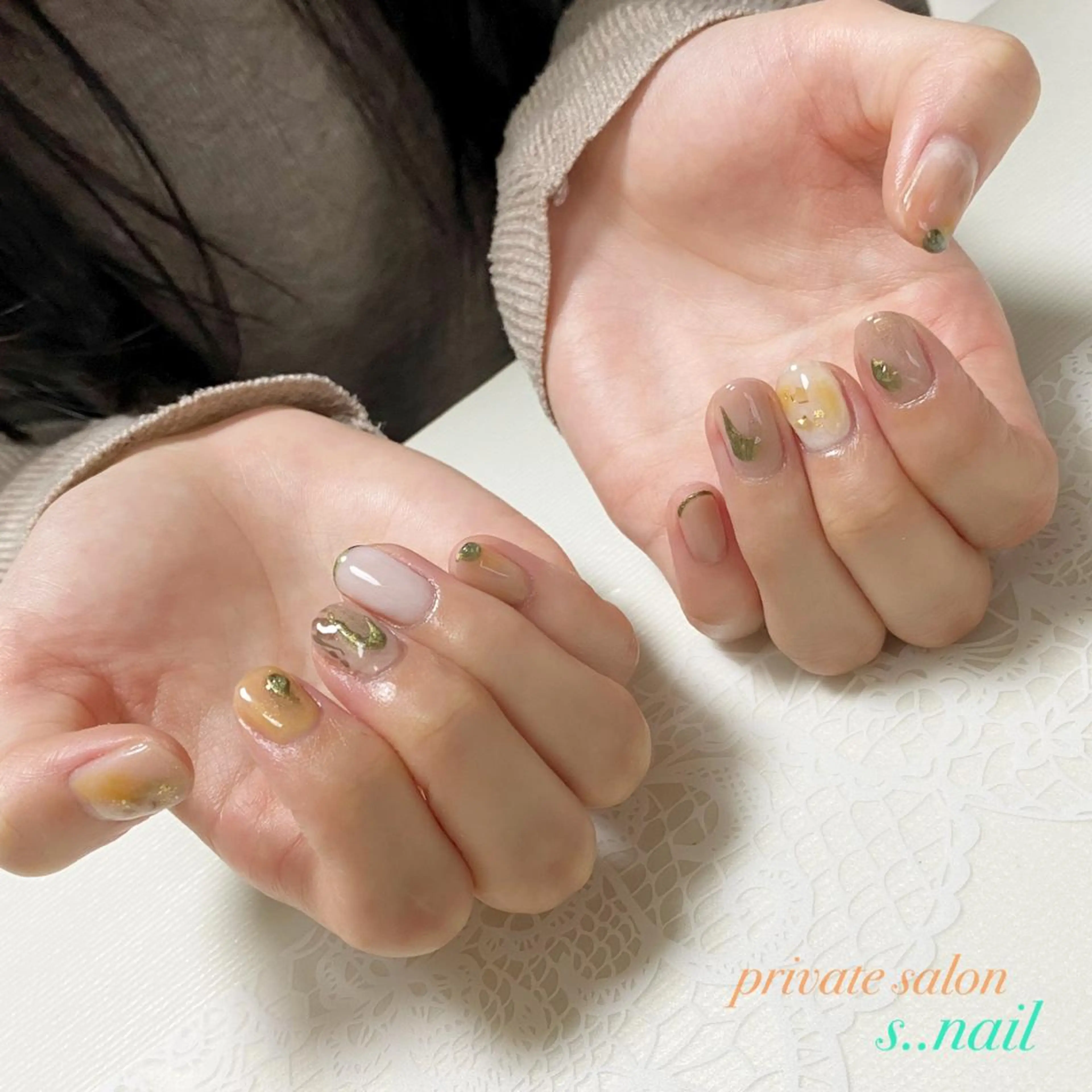 ネイル ニュアンスネイル ハンドネイル フットネイル s..nail / MORITAのネイルデザイン