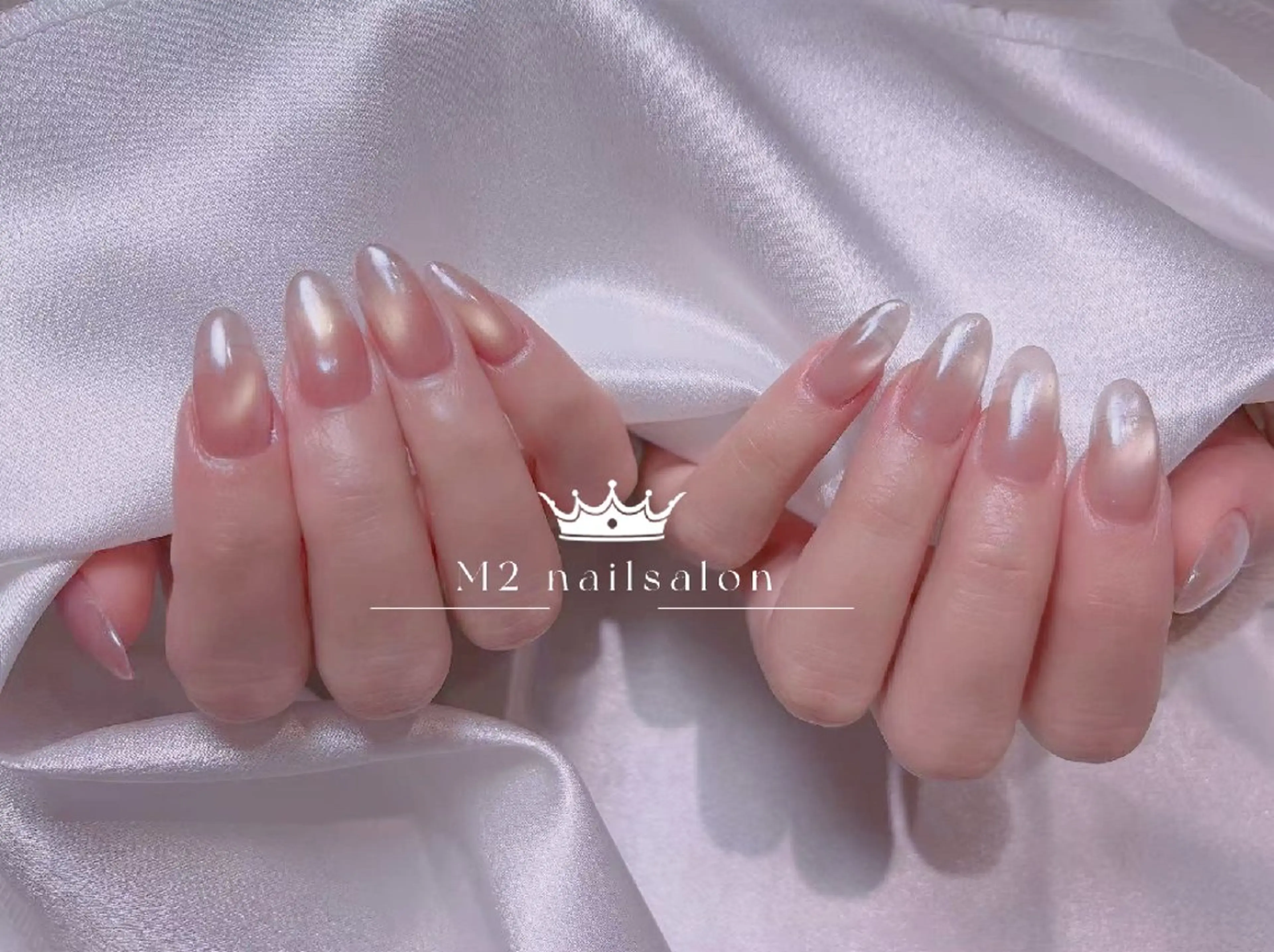 ネイル オーロラネイル ジェルネイル 韓国ネイル マグネットネイル パラジェル ハンドネイル MxS Nail(長さだし/フィルイン/マグネット/韓国ネイル/ワンホンネイル/ワンカラー)所属・MxS リィリィのネイルデザイン