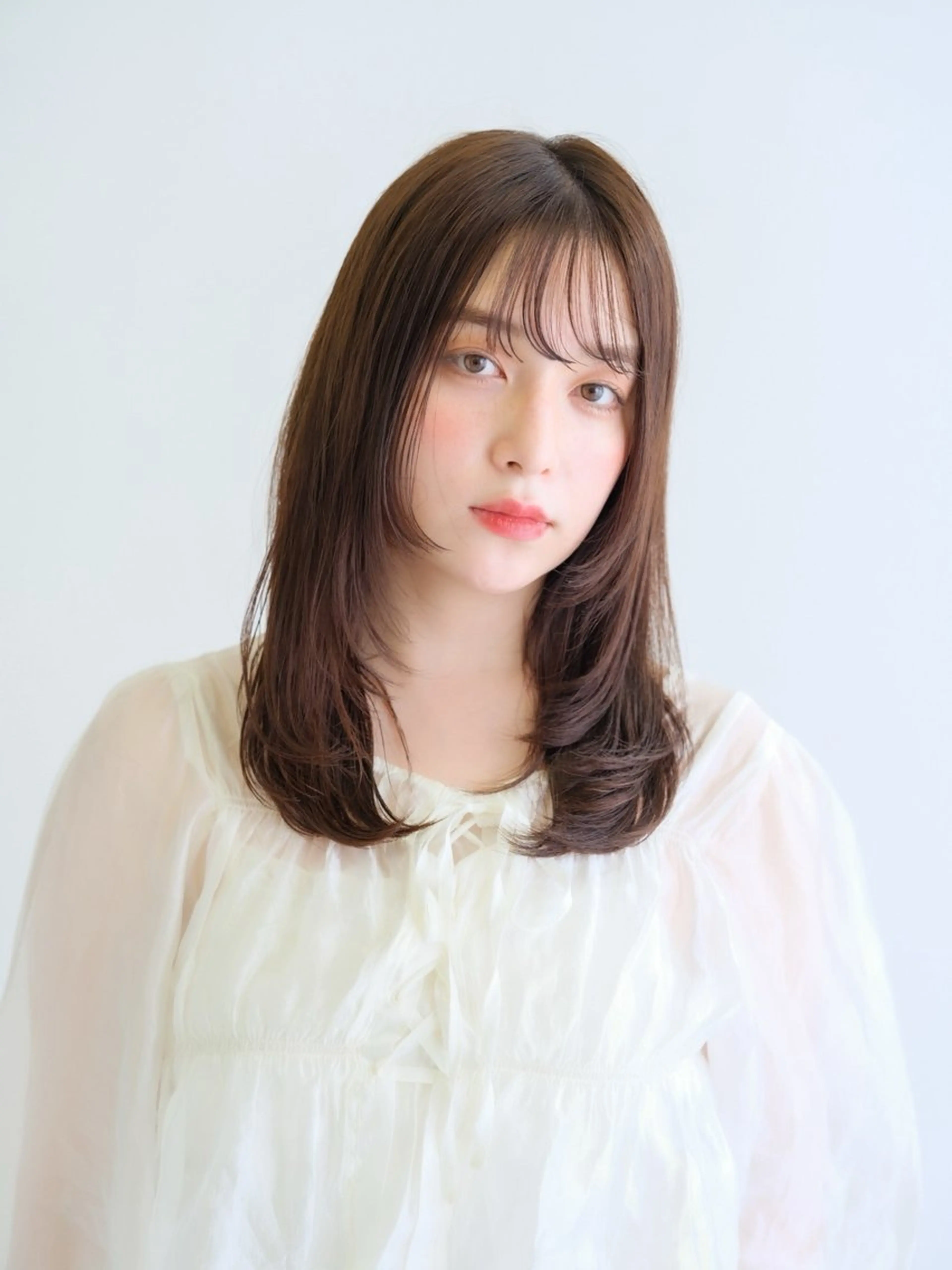 セミロング カラー ✨店長 鈴木輝✨のヘアスタイル