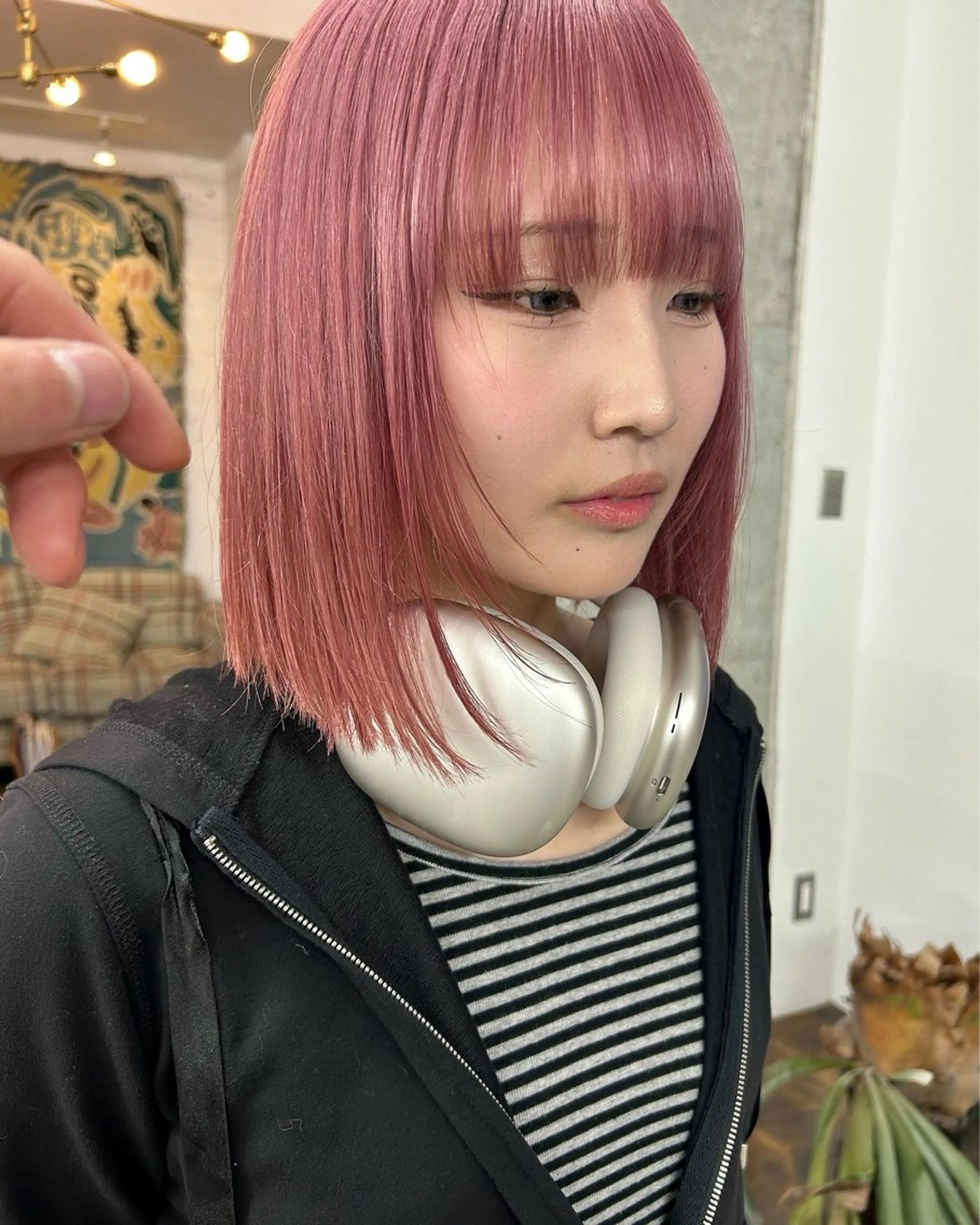 ミディアム ヘアカラー 🫧透明感カラー🫧 ハシモトタケルのヘアスタイル