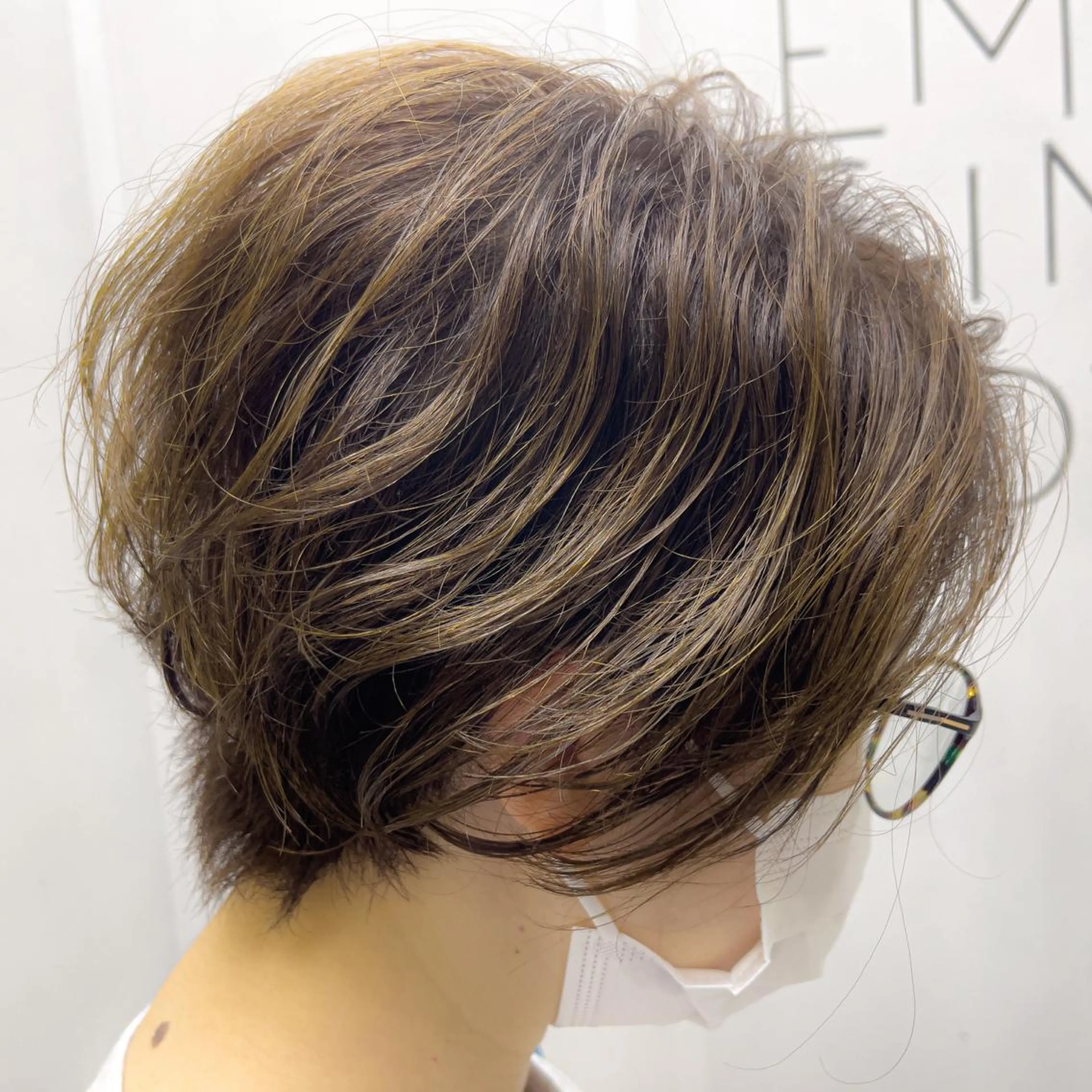 ショート カラー OAK溝の口 𖠋SHINYAのヘアスタイル