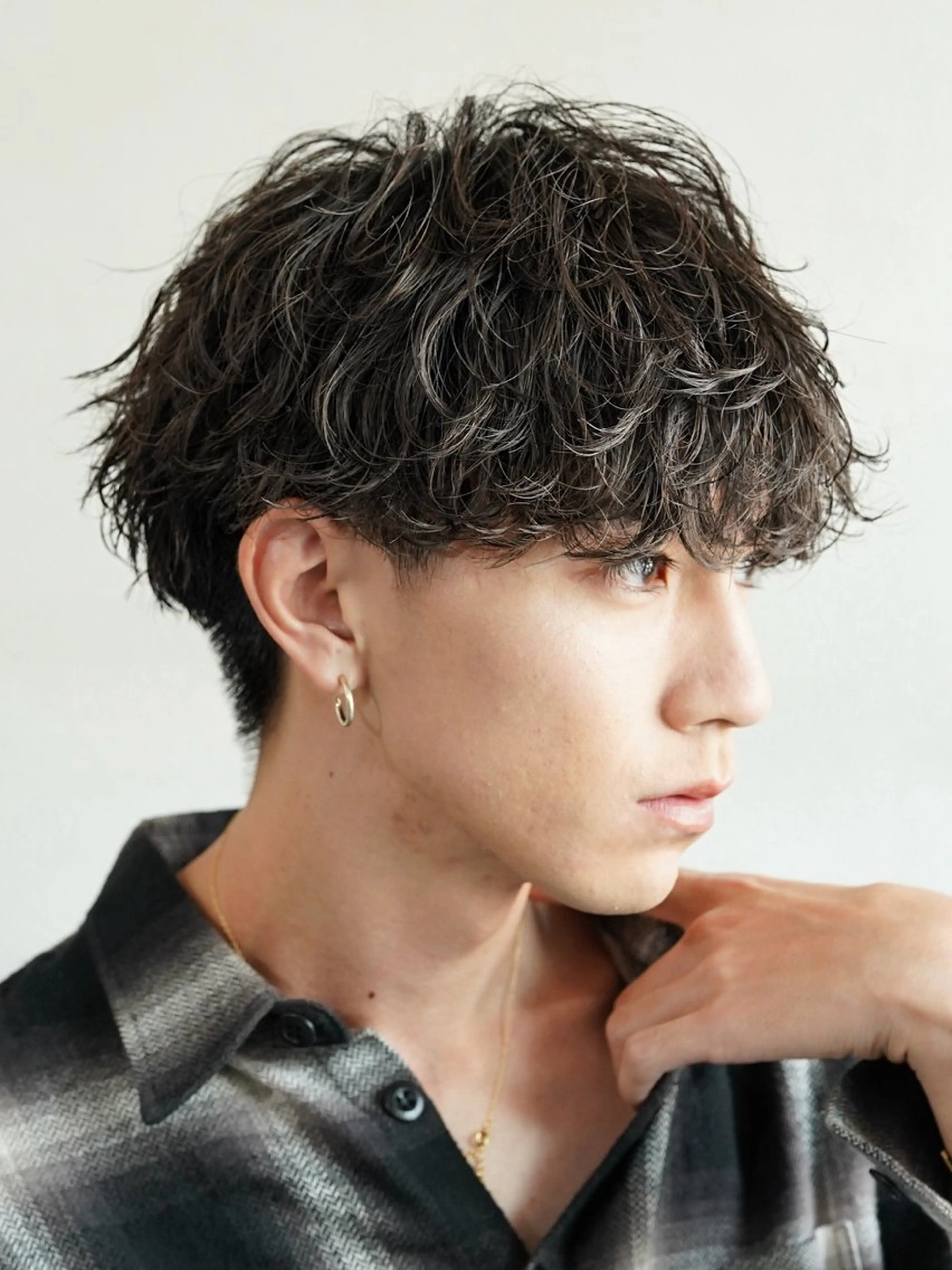 パーマ メンズ 深谷 侑亮のヘアスタイル