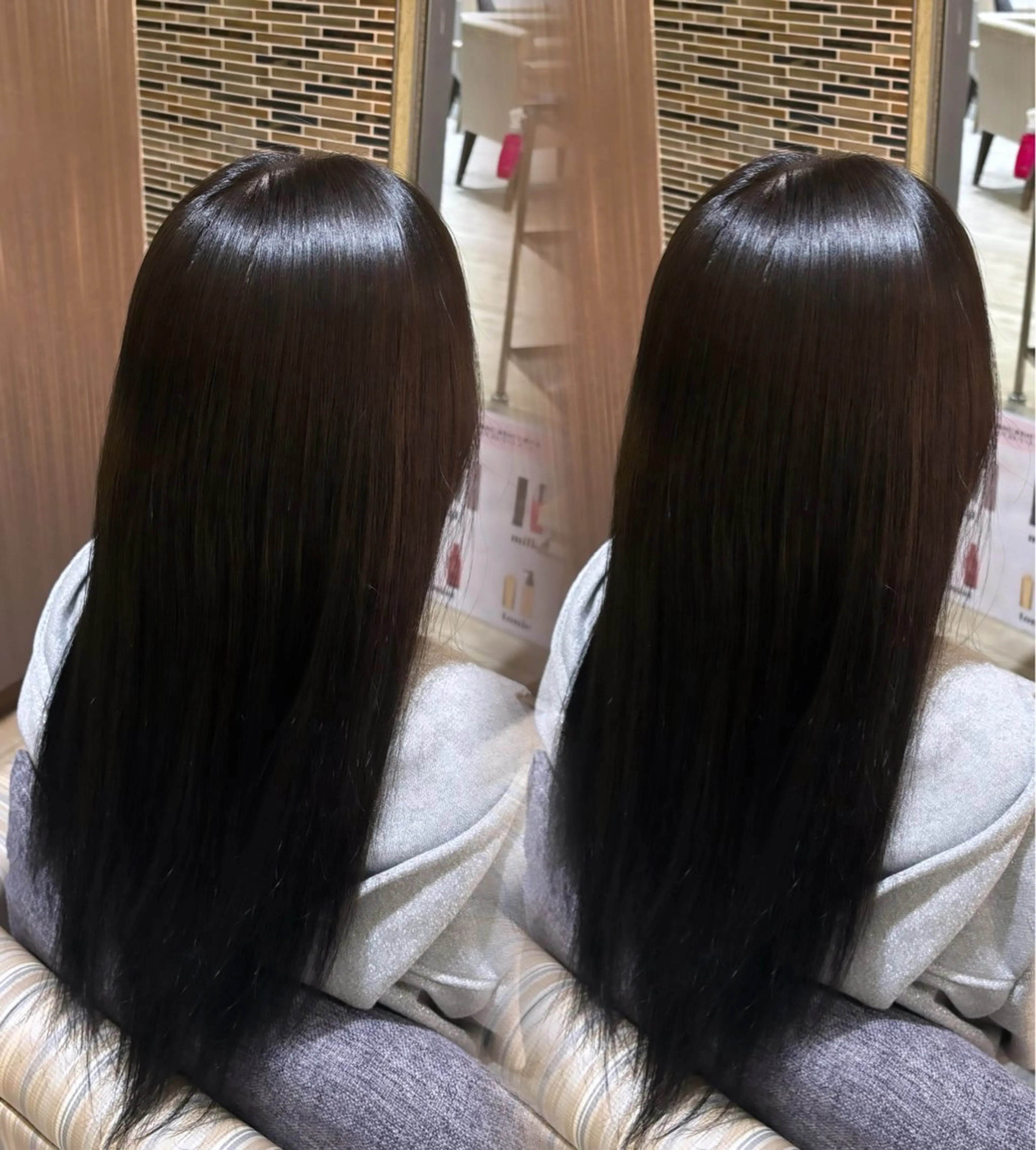 ロング ヘアカラー 杉本 奈々美のヘアスタイル