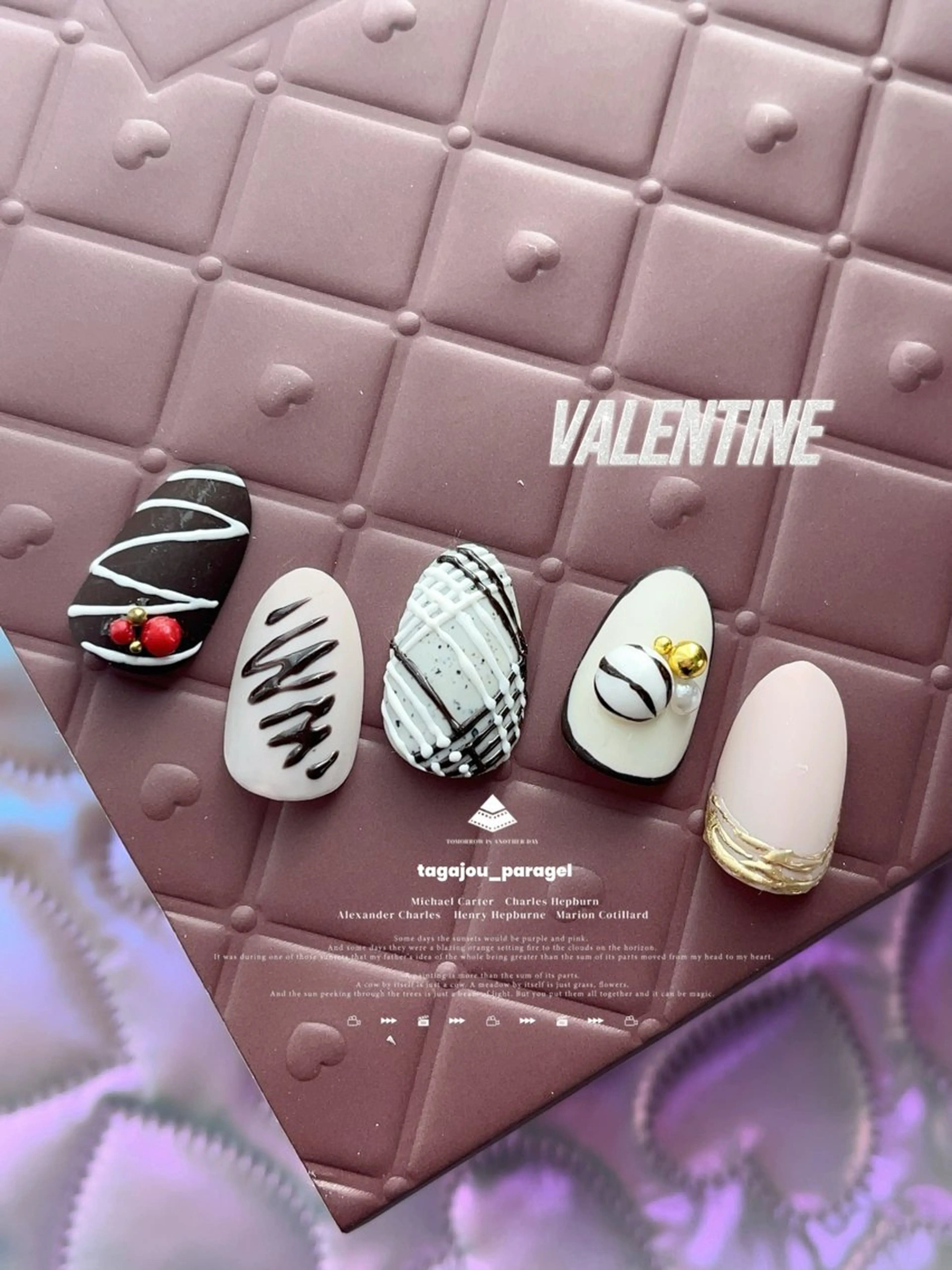 ネイル 多賀城 パラジェルのネイルデザイン