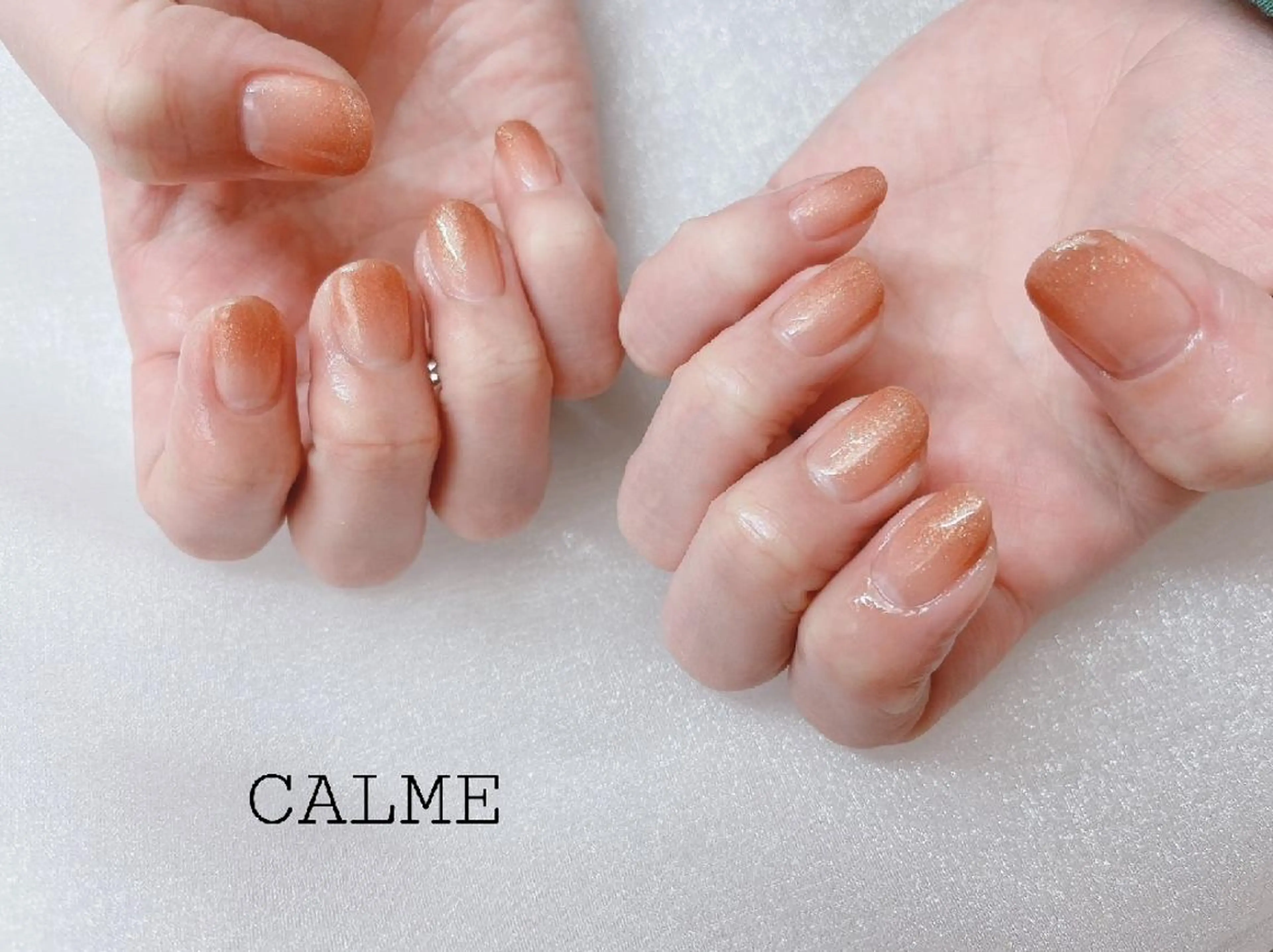 ネイル シンプルネイル ハンドネイル CALME ♡のネイルデザイン
