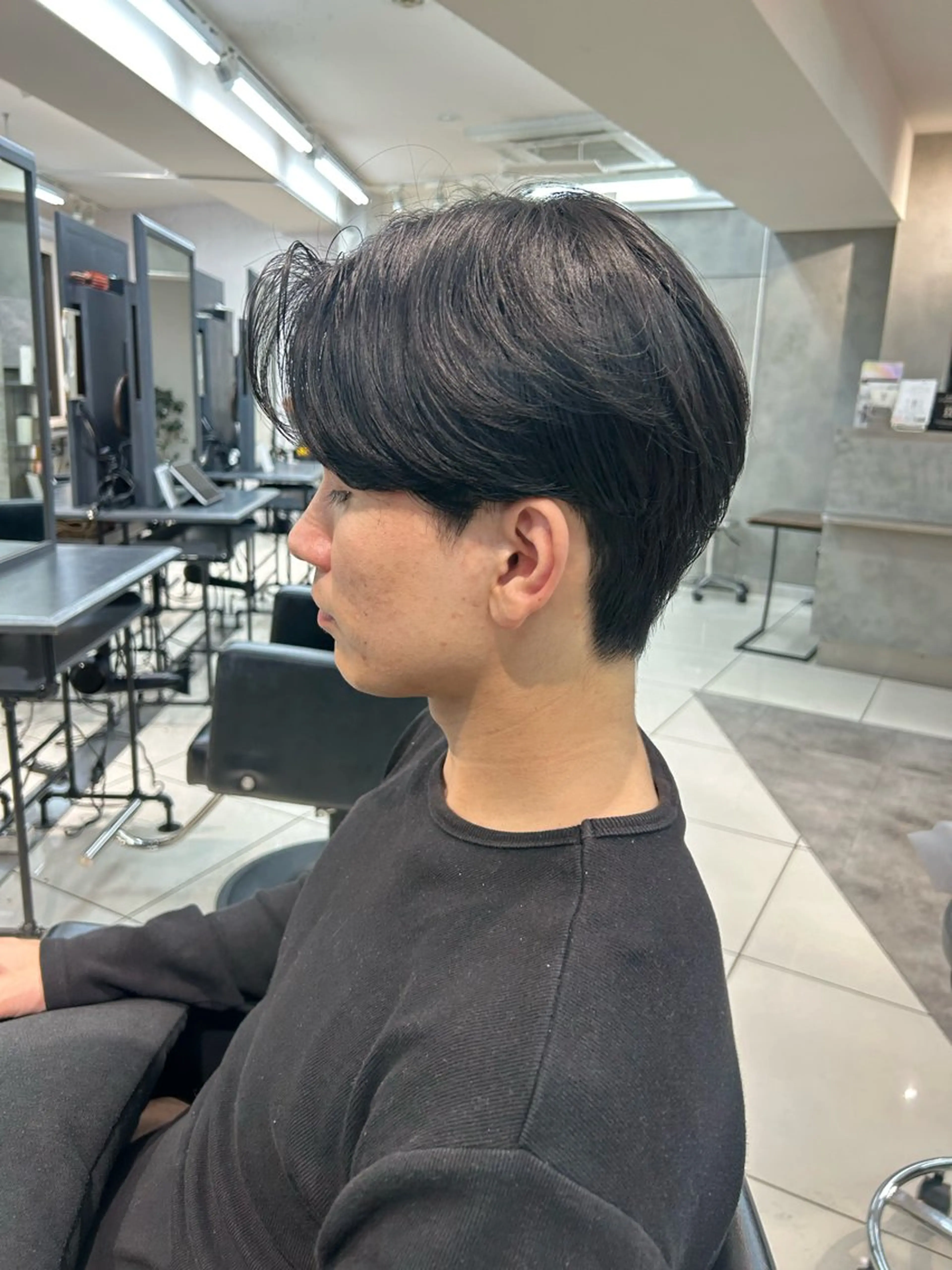 ショート メンズ ナチュラル×色気パ ーマ 渋谷/マナミのヘアスタイル