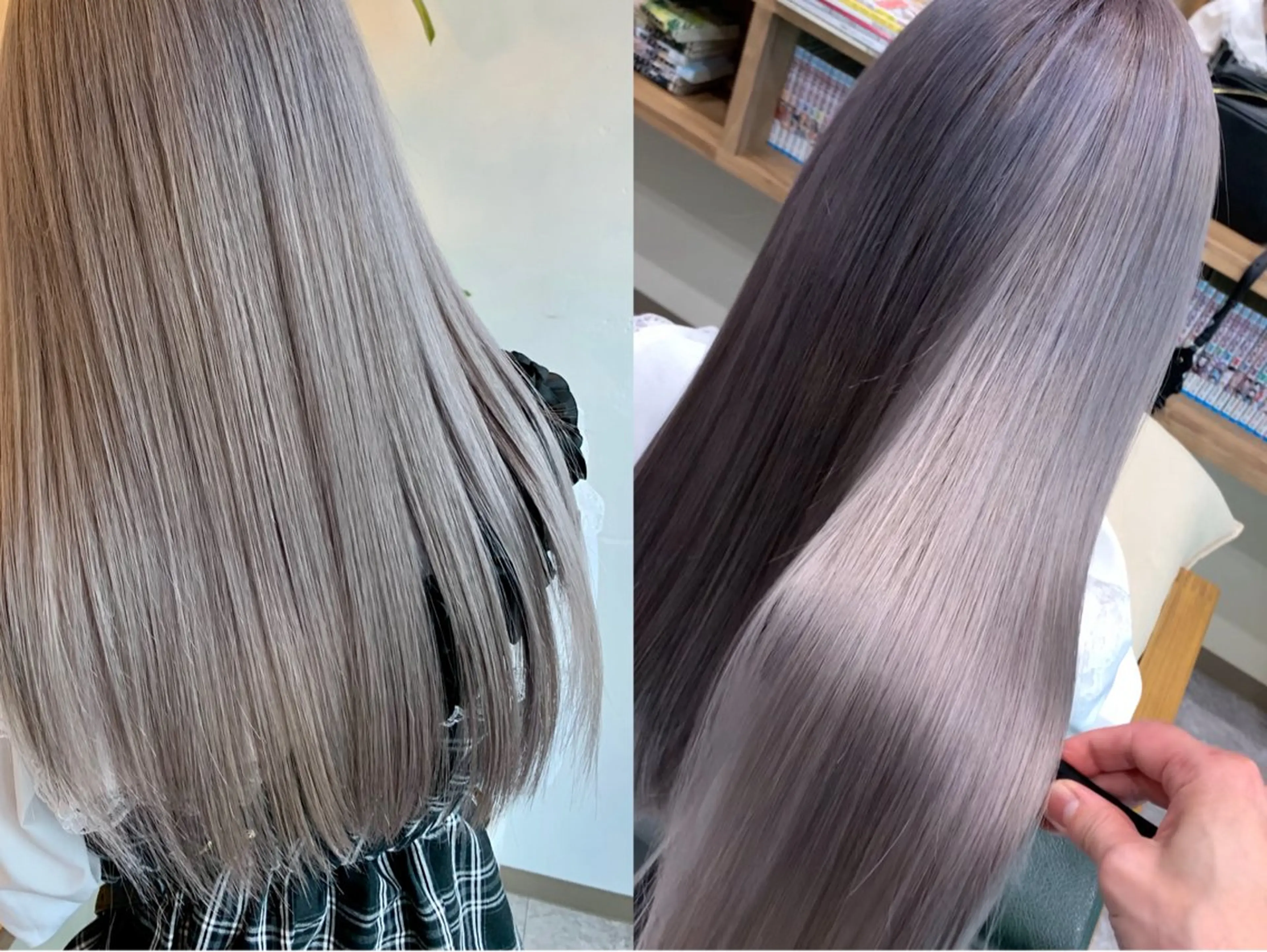 カラー ブリーチ/ストレート ダブルカラーtetoのヘアスタイル