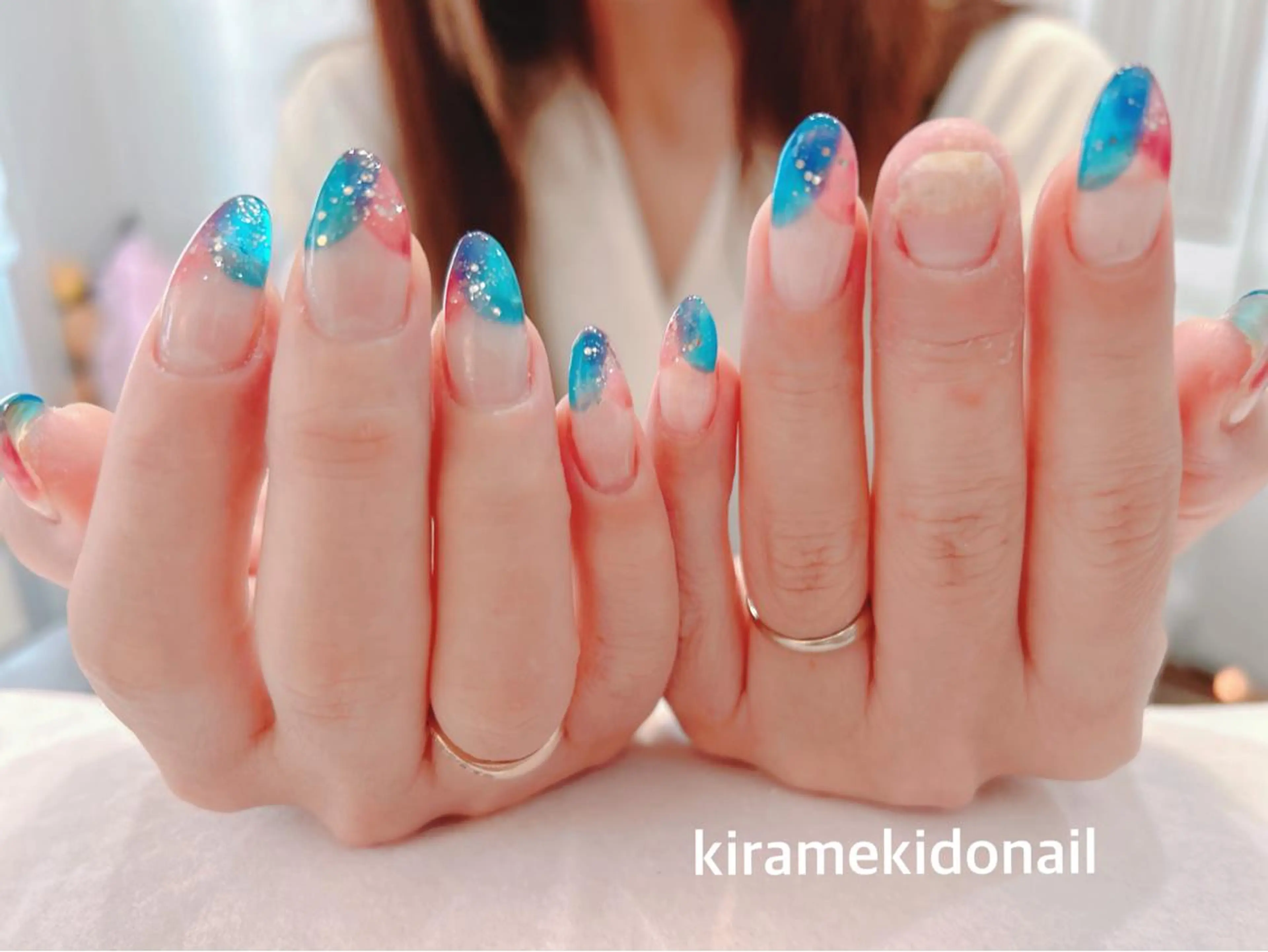 ネイル ハンドネイル kiramekido nail salon所属・林 禅のネイルデザイン