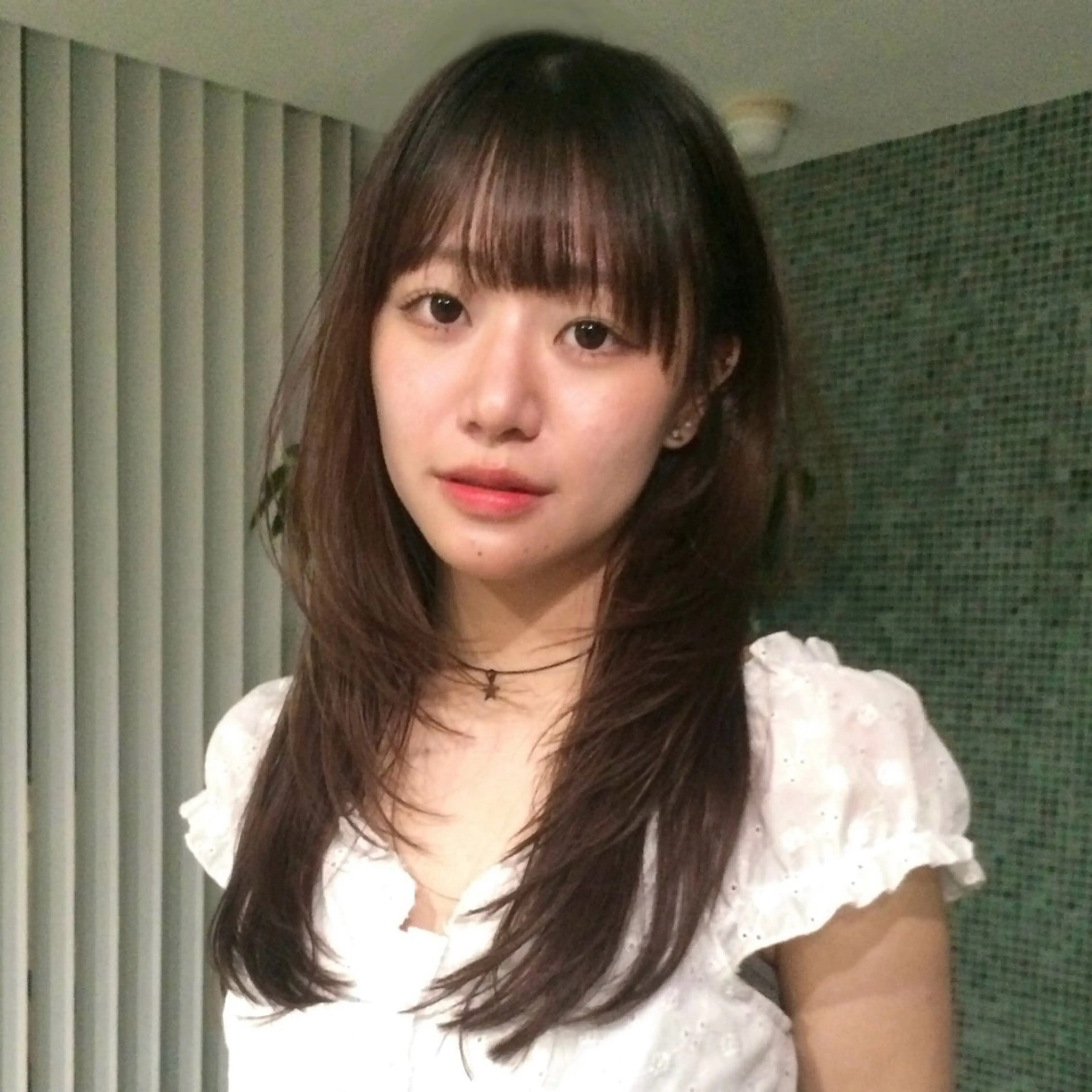 ロング レイヤーカット カット 栄/レイヤーカット/ ハッシュカット/モモのヘアスタイル