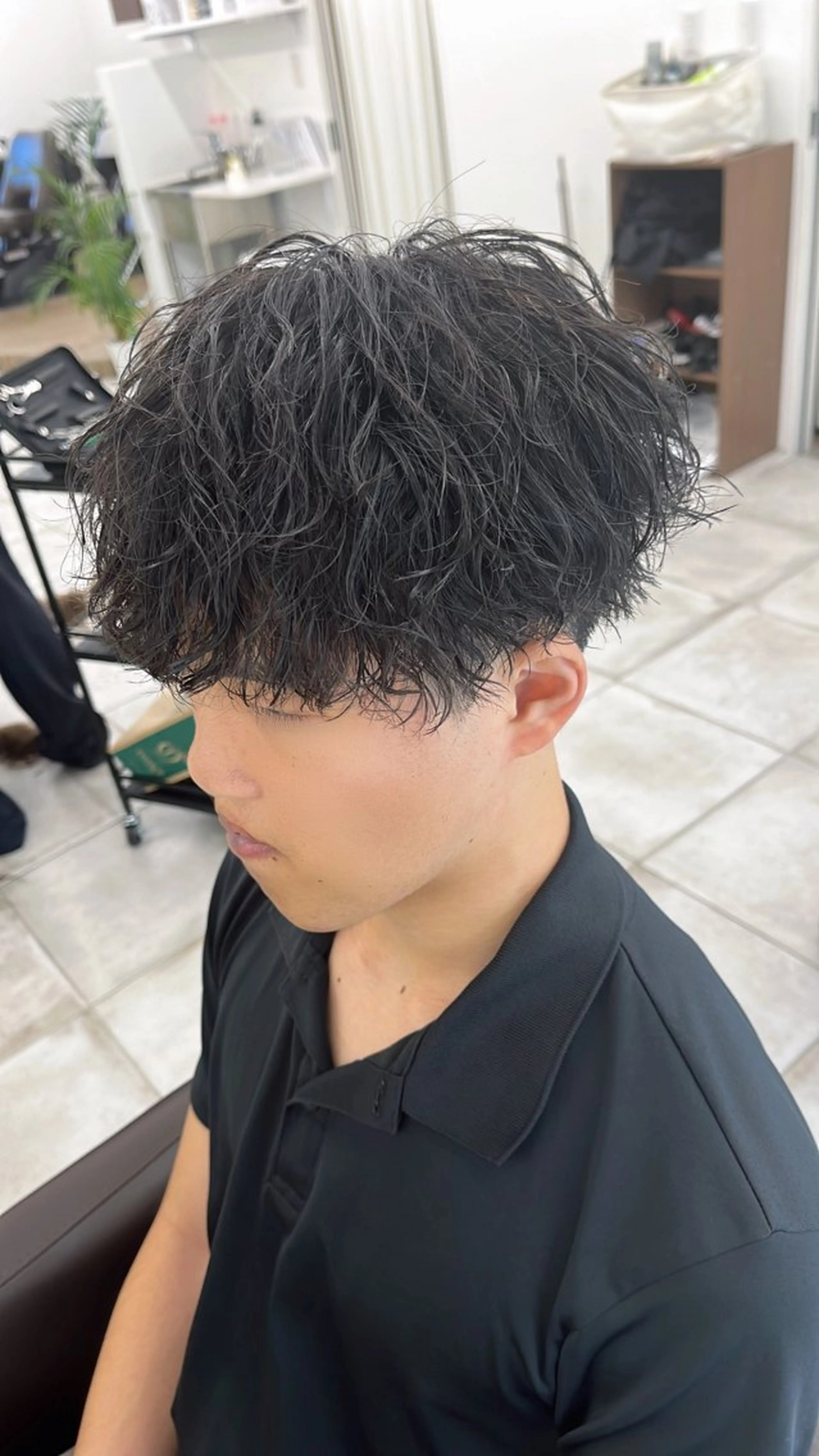 ショート パーマ メンズ 🏆メンズヘア特化 🥇代表りんぺーのヘアスタイル