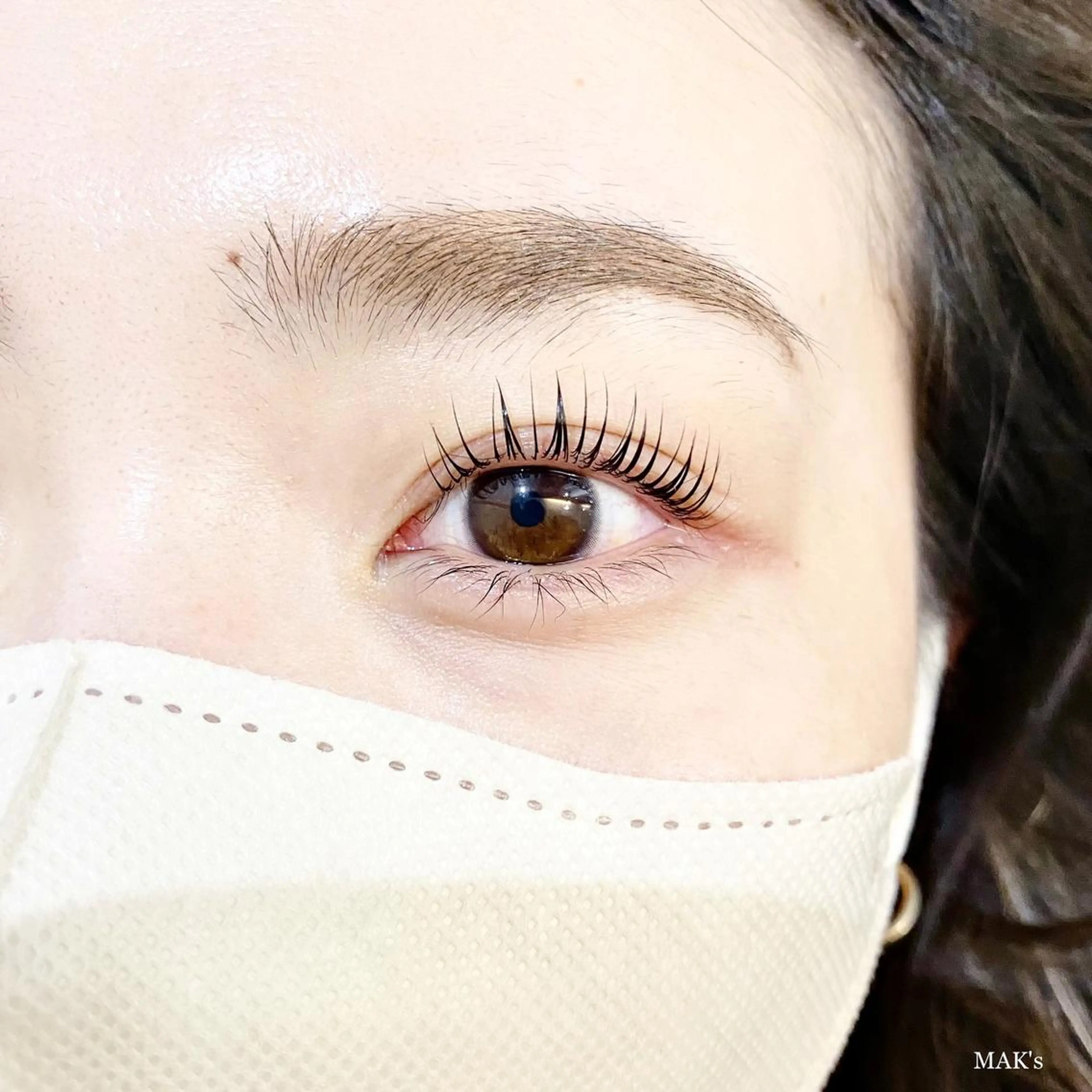 マツエク・マツパ パリジェンヌラッシュリフト マツパ MAK's  草加店所属・MAK's ♡ISHIGUROのマツエク・マツパデザイン