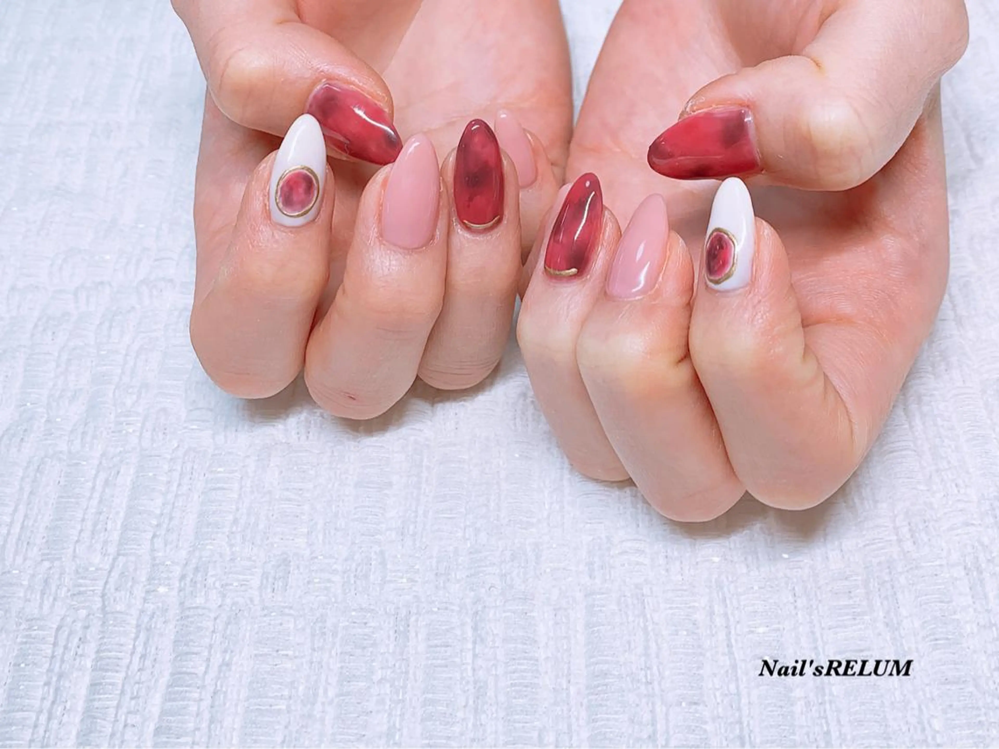 ネイル 持ち込み ハンドネイル THECOLORS所属・近貞 莉奈のネイルデザイン