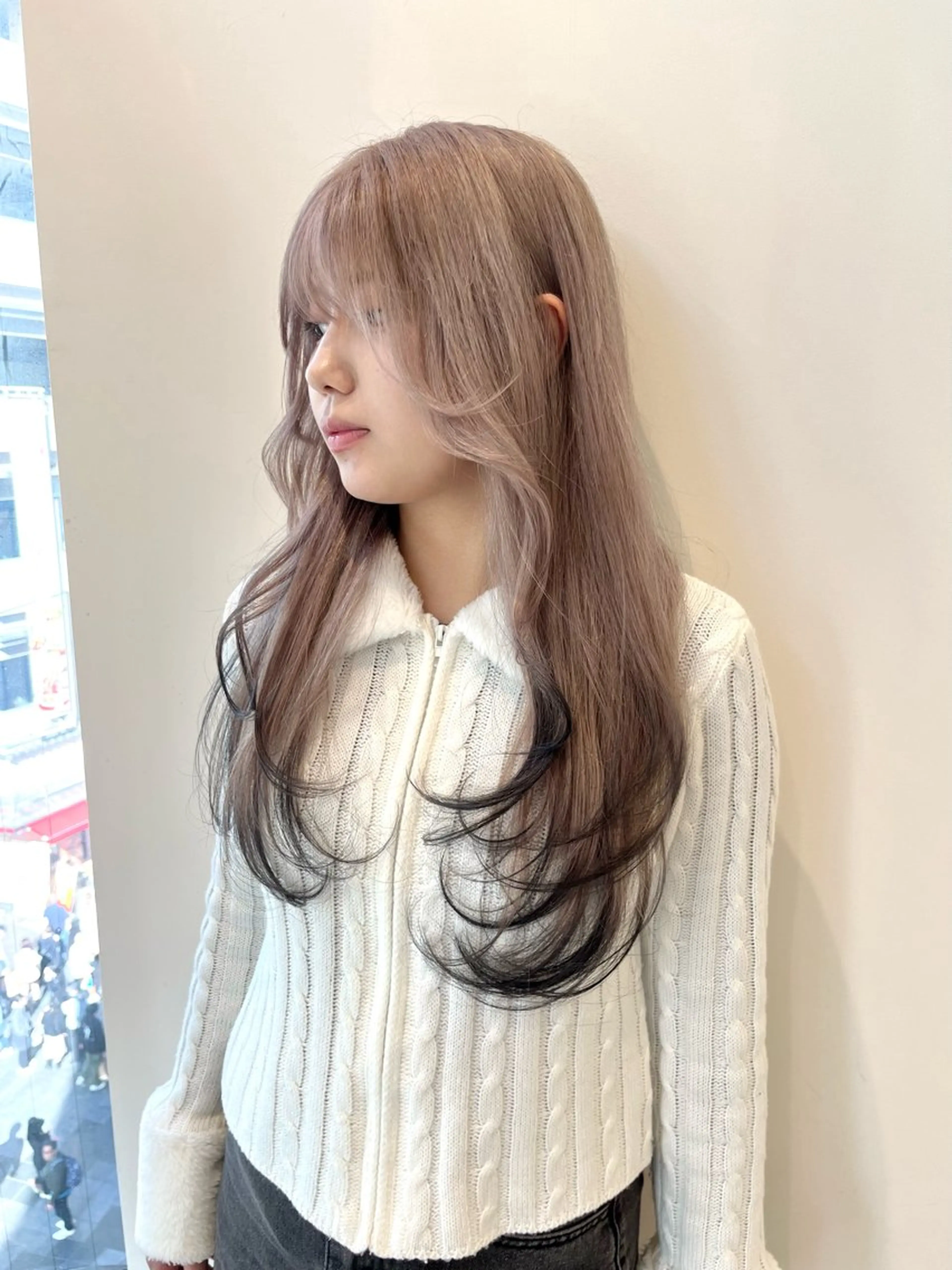 ロング レイヤーカット レイヤー⭐️カラー ⭐️平川雅史のヘアスタイル