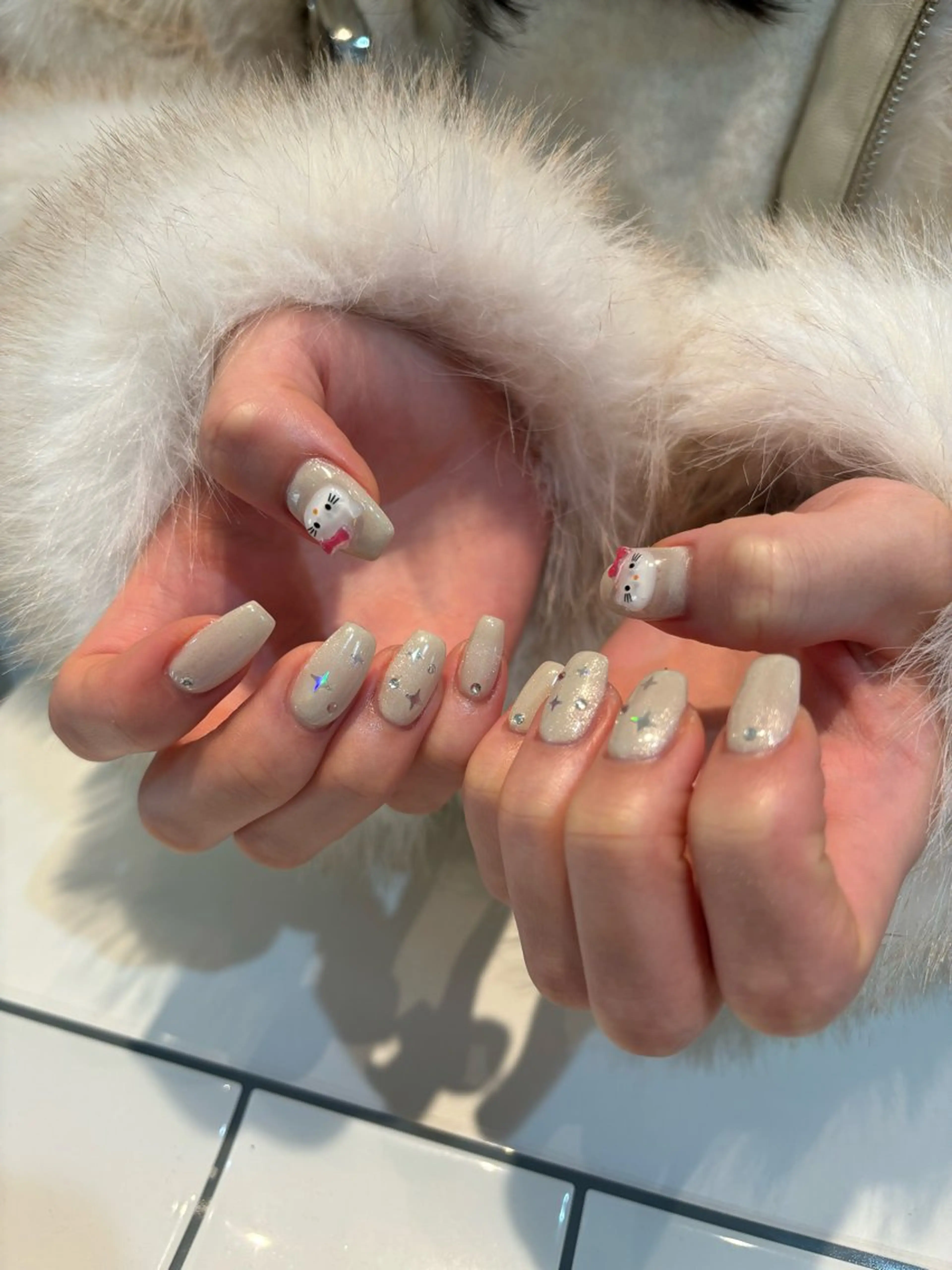 ネイル シェリーラメール fureaのネイルデザイン