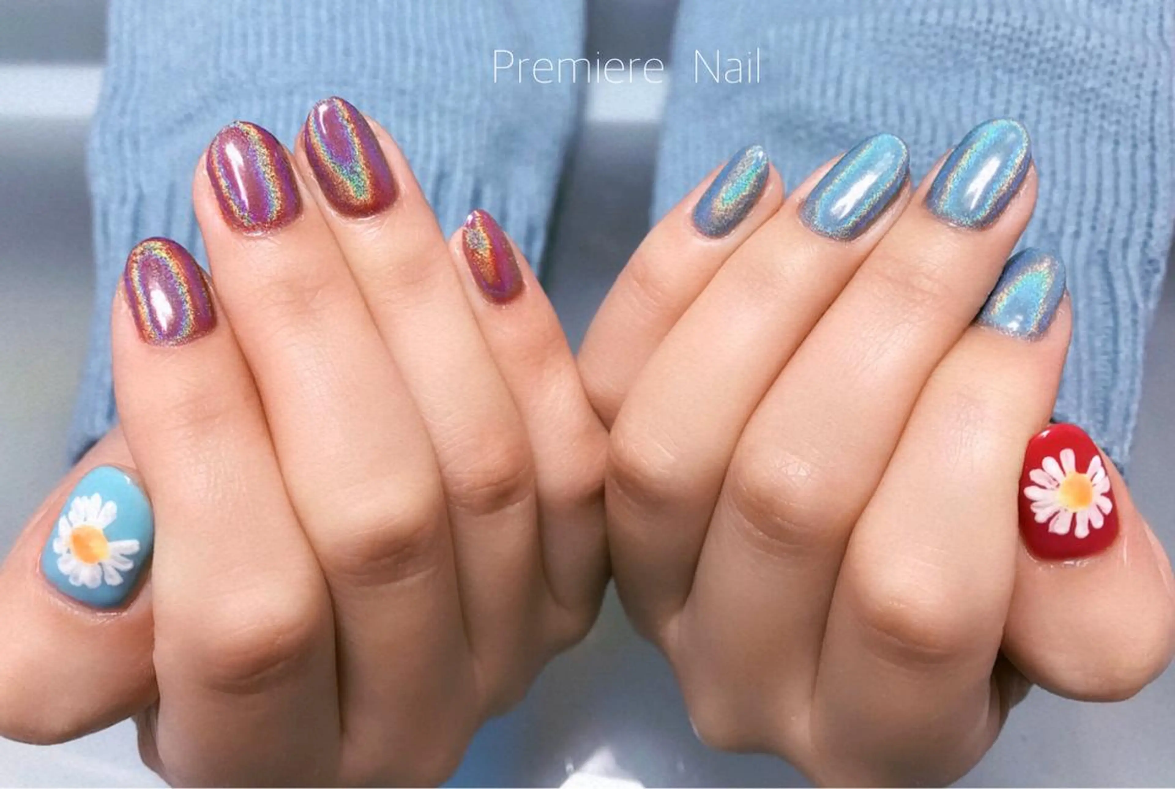 ネイル フラワーネイル Premiere Nail商店街店のネイルデザイン