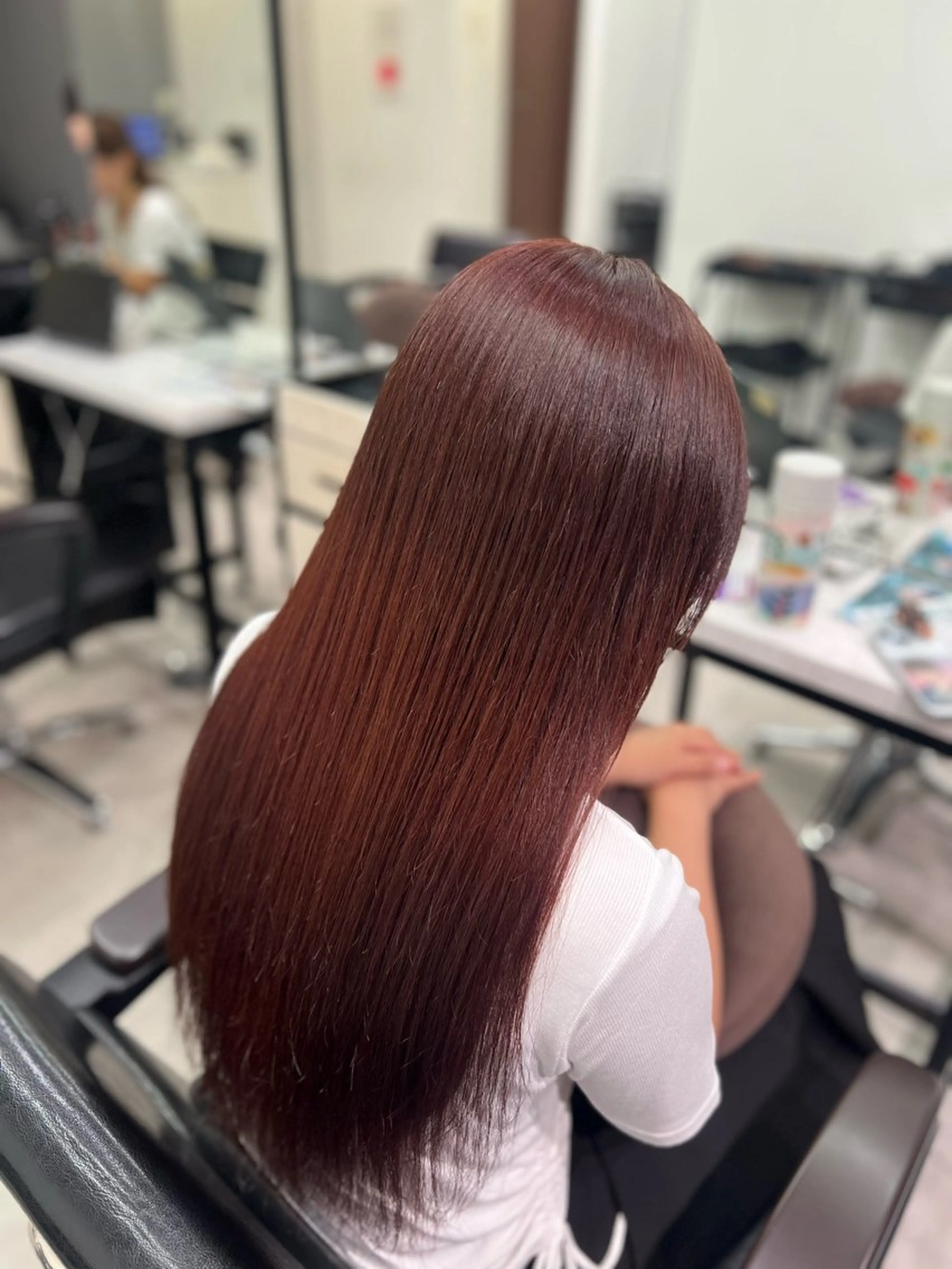 ロング カラー ヘアカラー トリートメント kei/透明感カラー /縮毛矯正/メンズのヘアスタイル