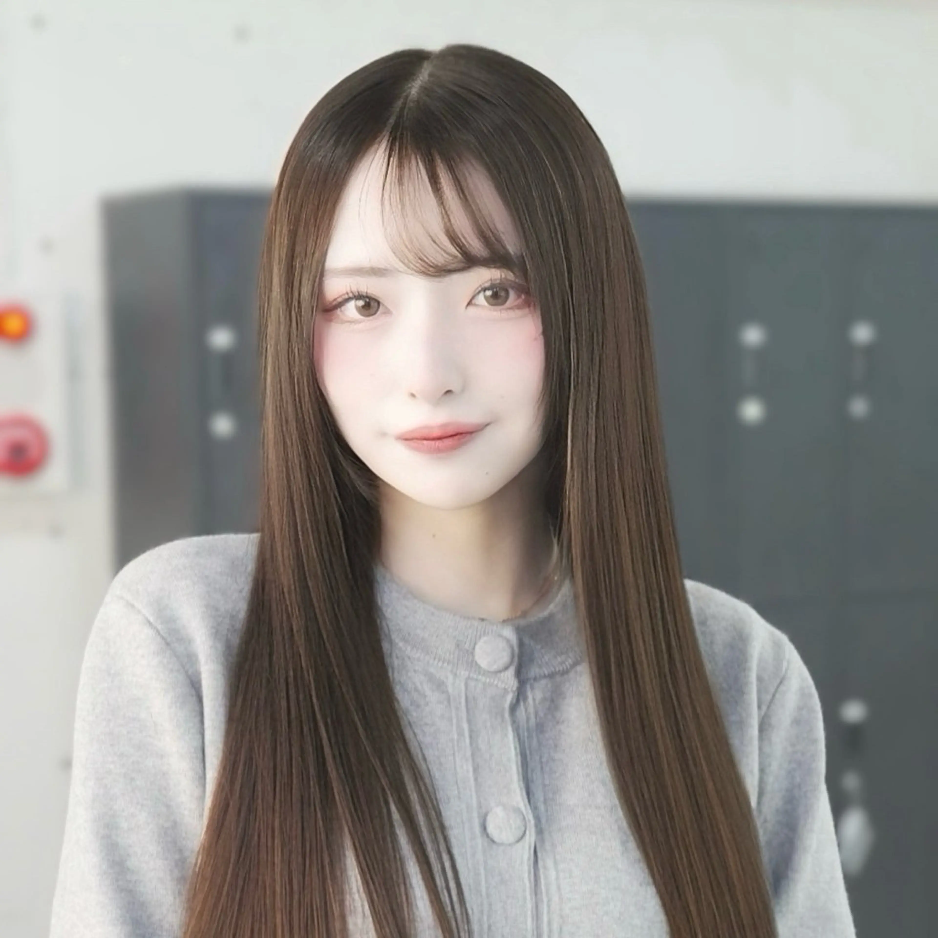 ロング レイヤーカット カット トリートメント 韓国ヘア/レイヤー/ 透明感カラー/SHUのヘアスタイル