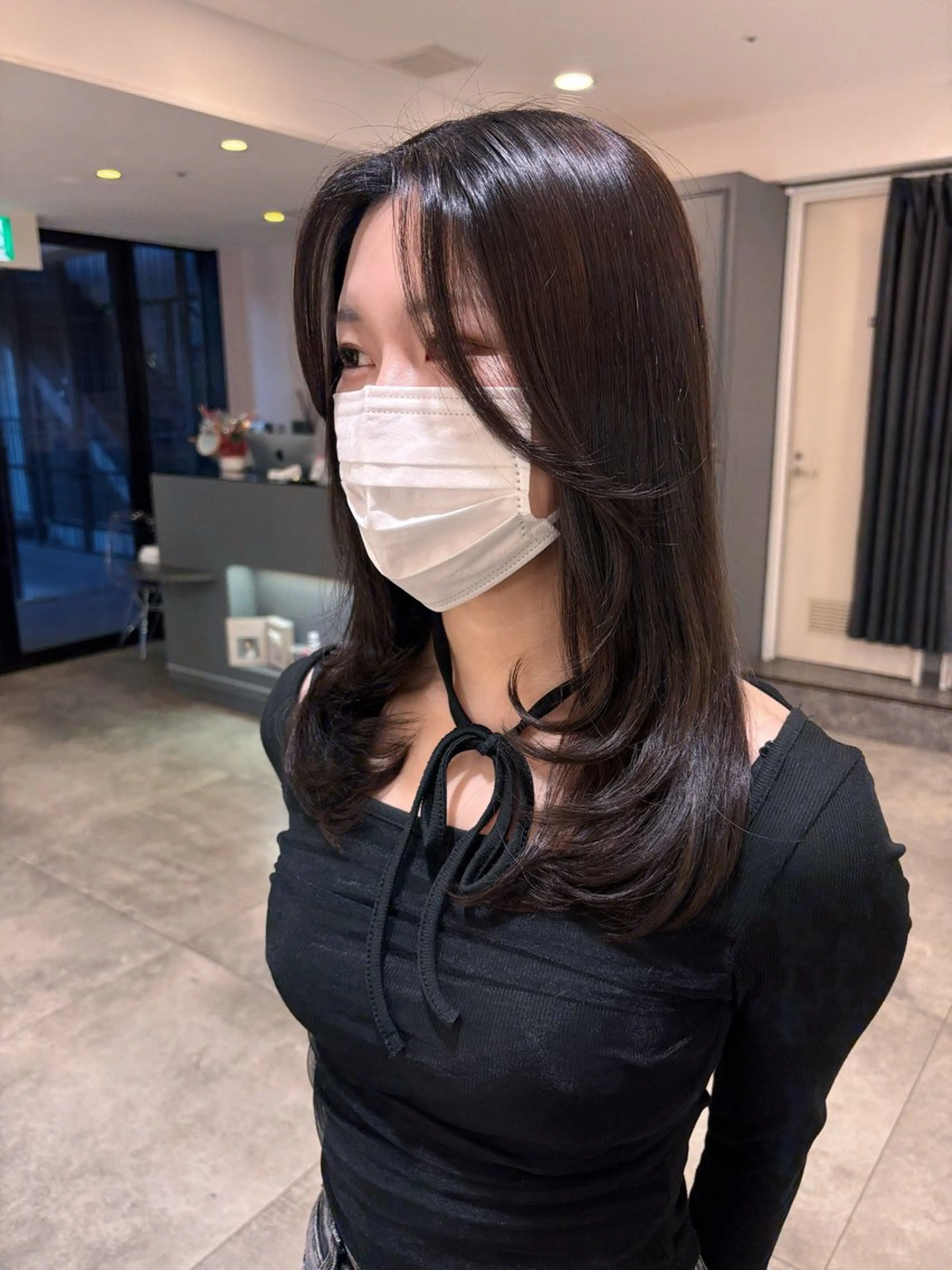 ミディアム レイヤーカット ローレイヤー 髪質改善No'e心斎橋【ノエ】所属・海外風ヘア 野田光也のヘアスタイル