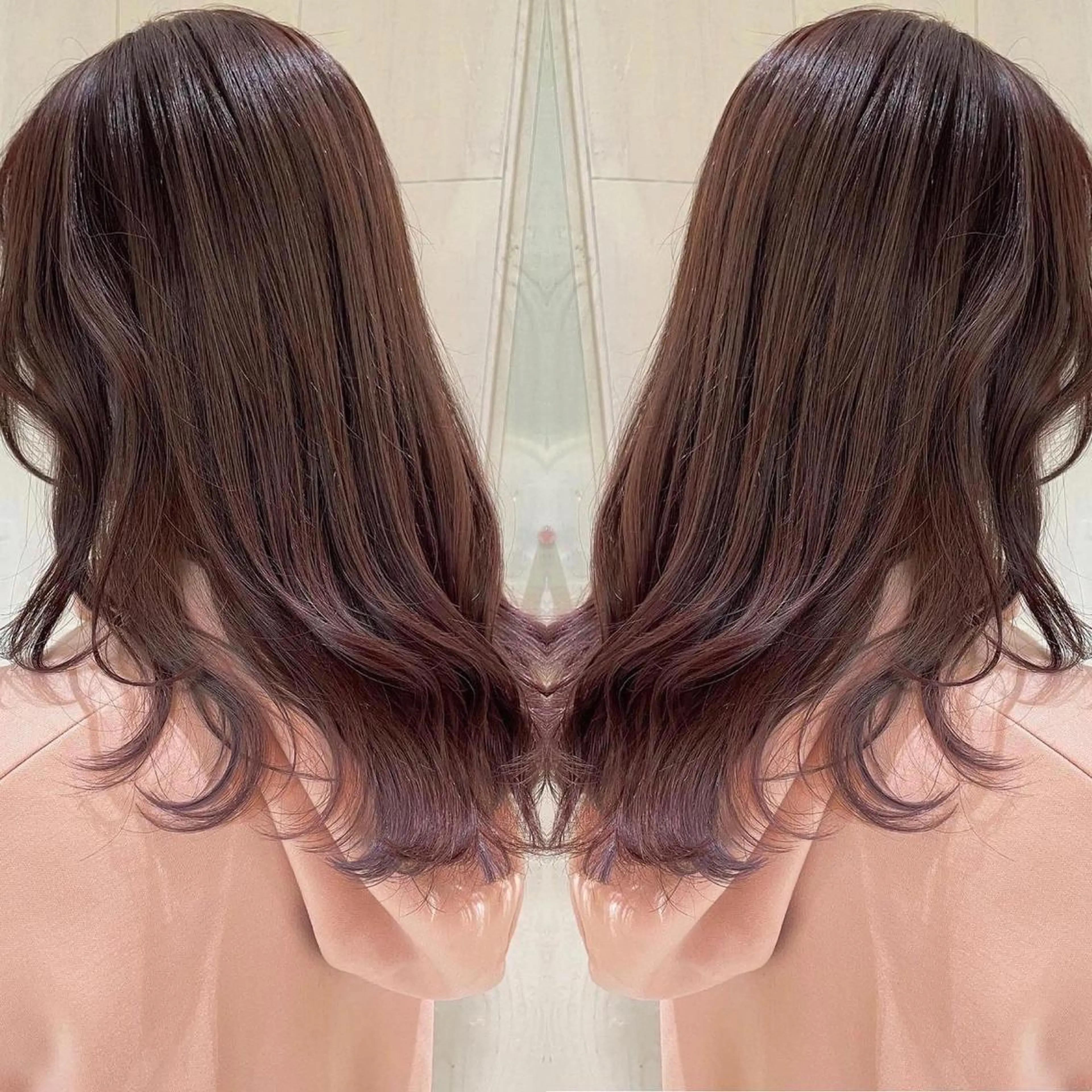 ロング カラー アッシュ ブルーカラー 透明感カラー ピンクカラー 外国人風カラー カット ヘアカラー トリートメント 河合秀明/ショート /ボブ/レイヤーのヘアスタイル