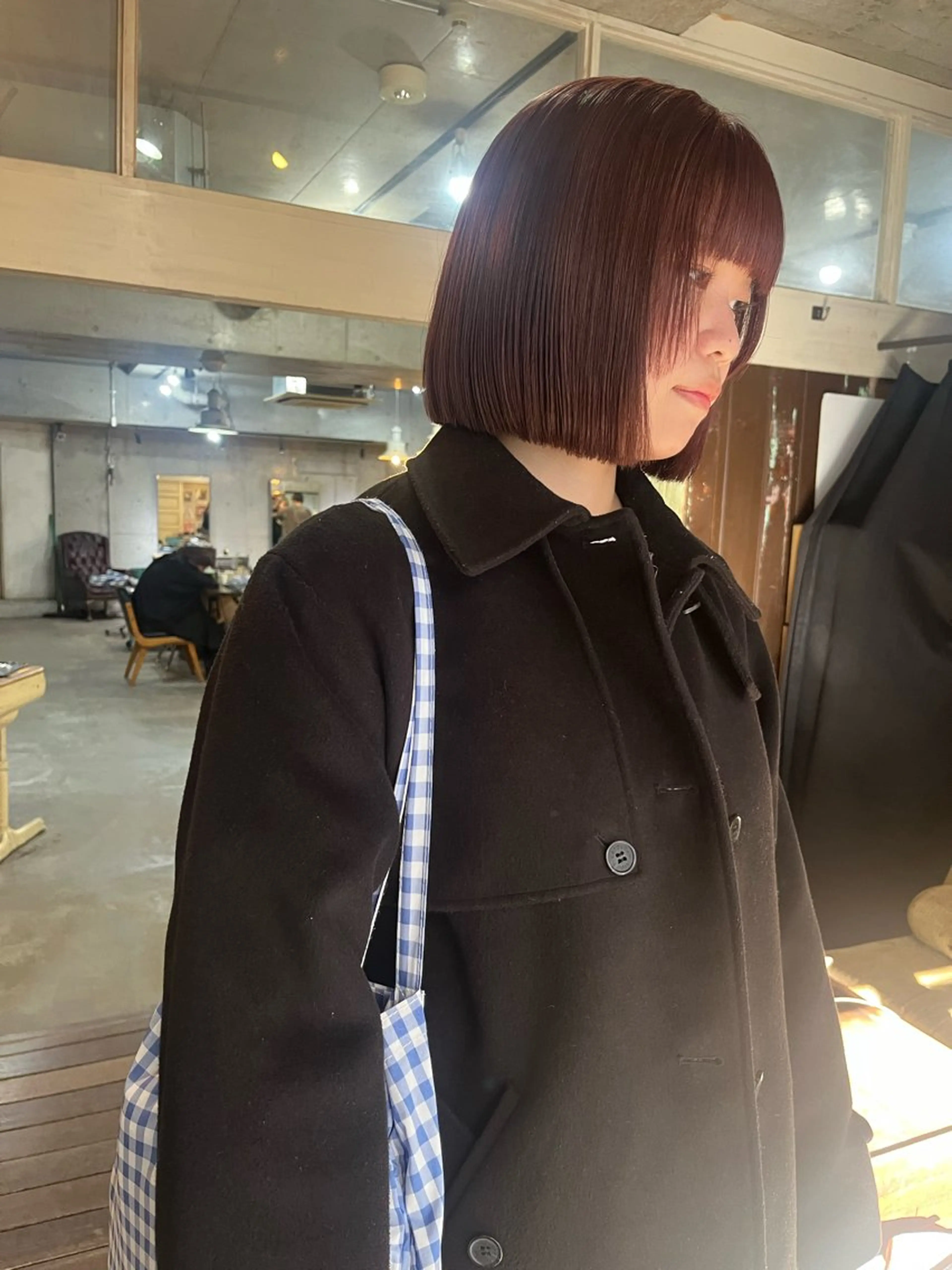 ショート カラー ヘアカラー トリートメント ハイトーン/顔まわり レイヤー/YUKAのヘアスタイル