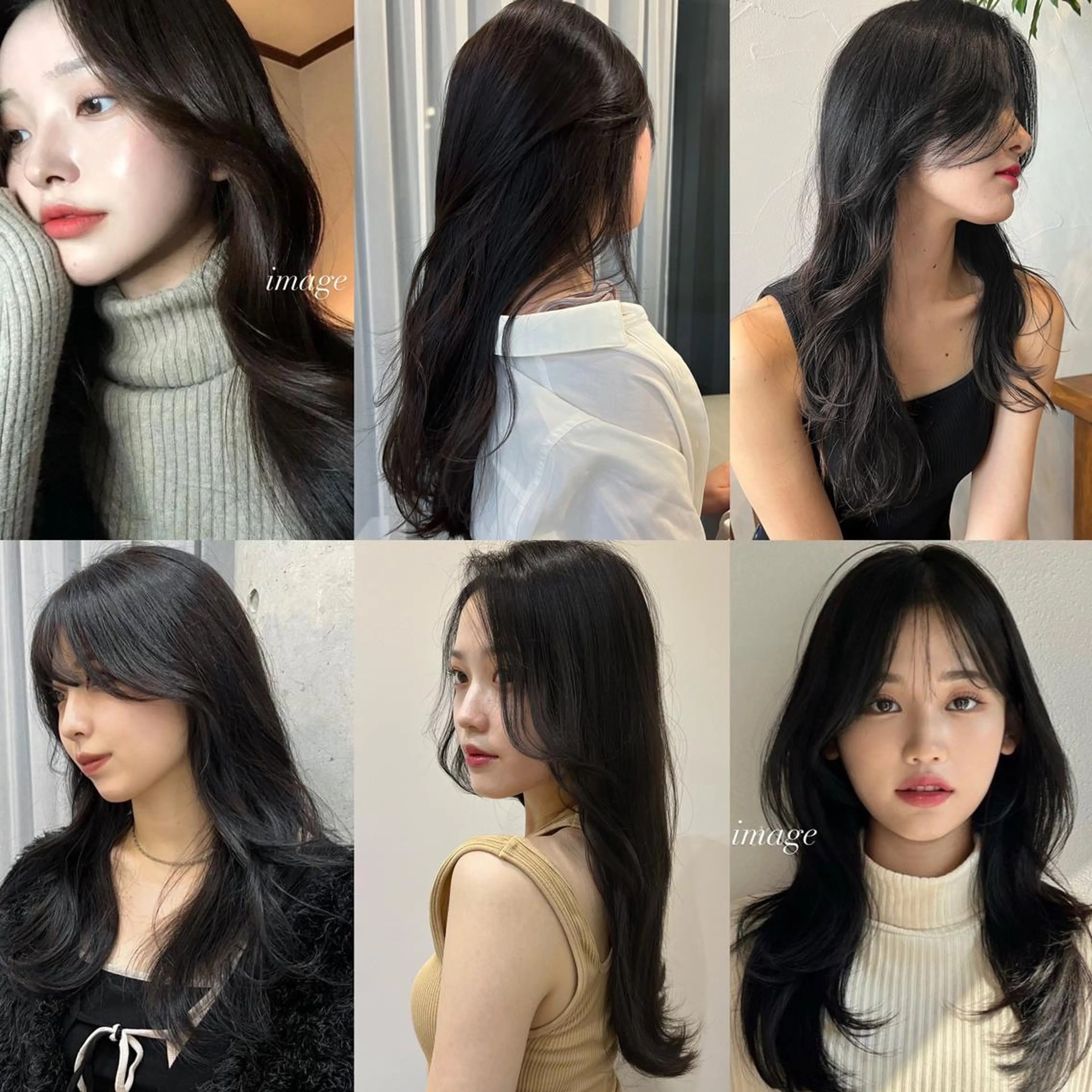 ロング 🤍🤍韓国ヘア おたけ🤍🤍のヘアスタイル