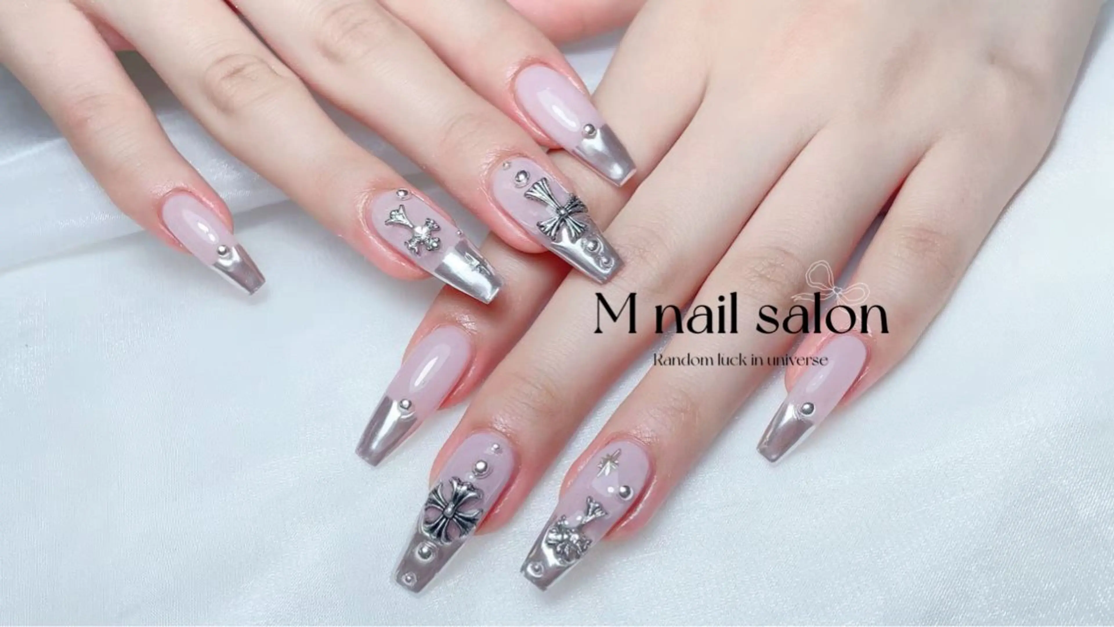 ネイル ハンドネイル M🌷nail 長さだし専門店のネイルデザイン