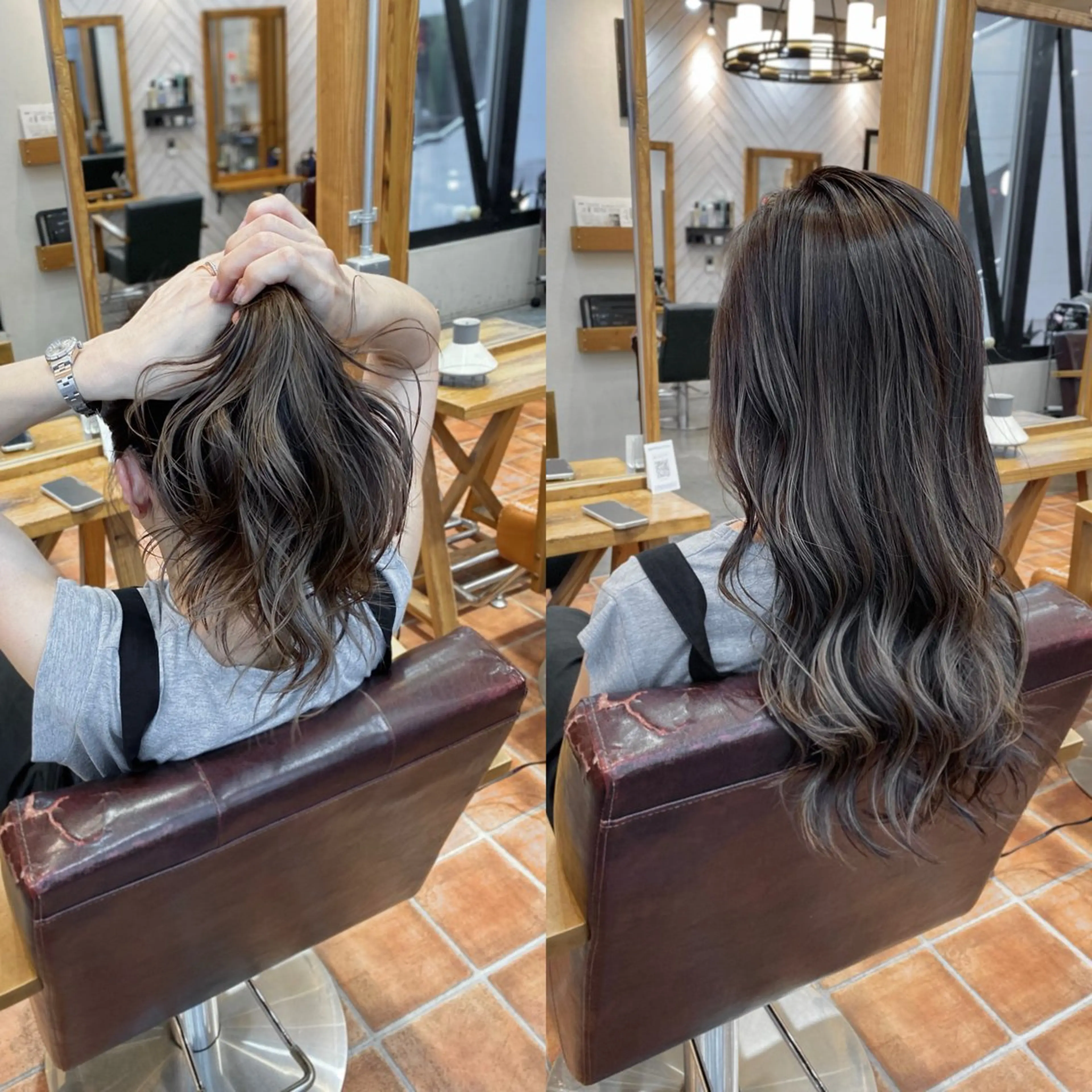 セミロング カット ヘアカラー 木村丈晴✂️ご来店 お待ちしてます😊のヘアスタイル