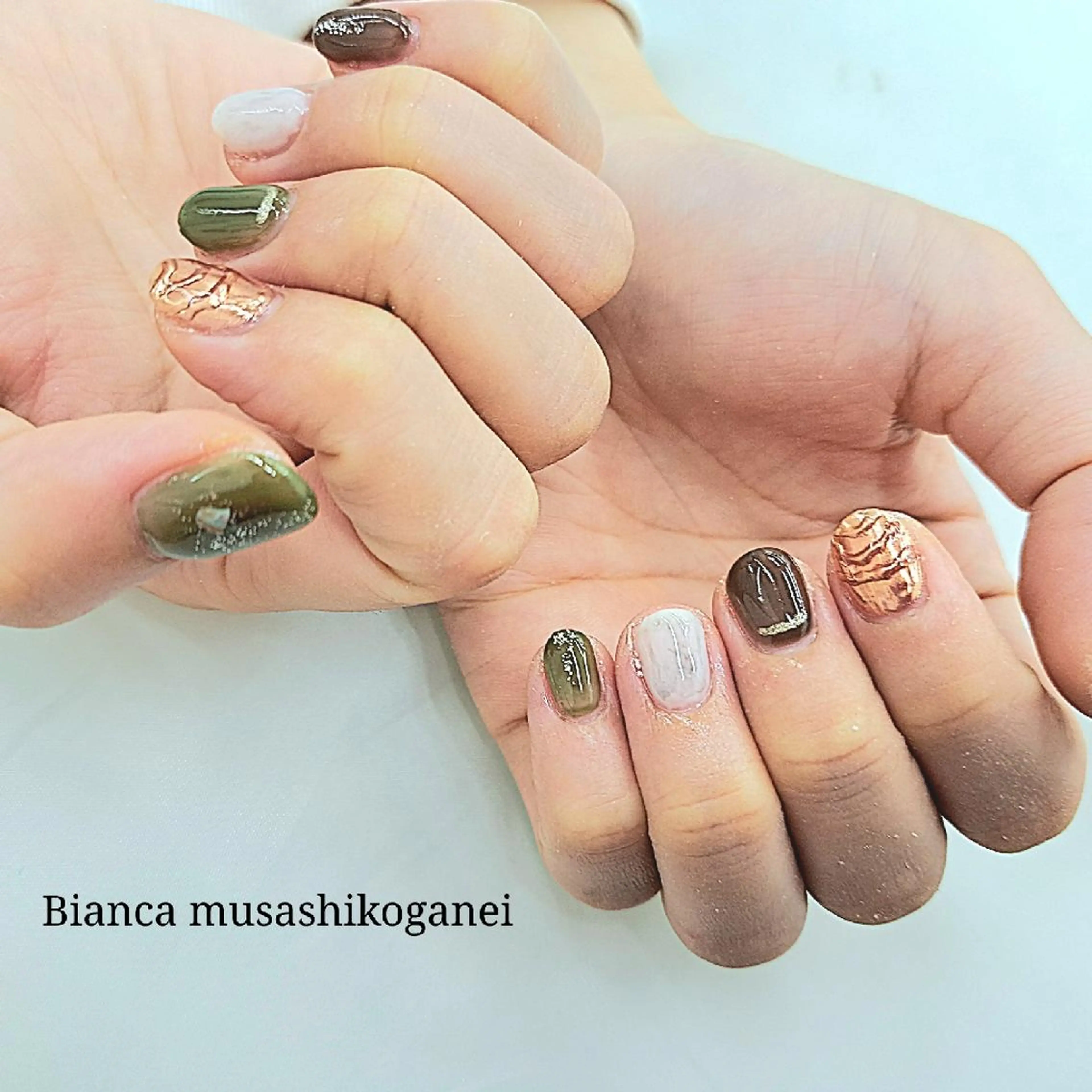 ネイル ハンドネイル Bianca八王子 まえさだのネイルデザイン