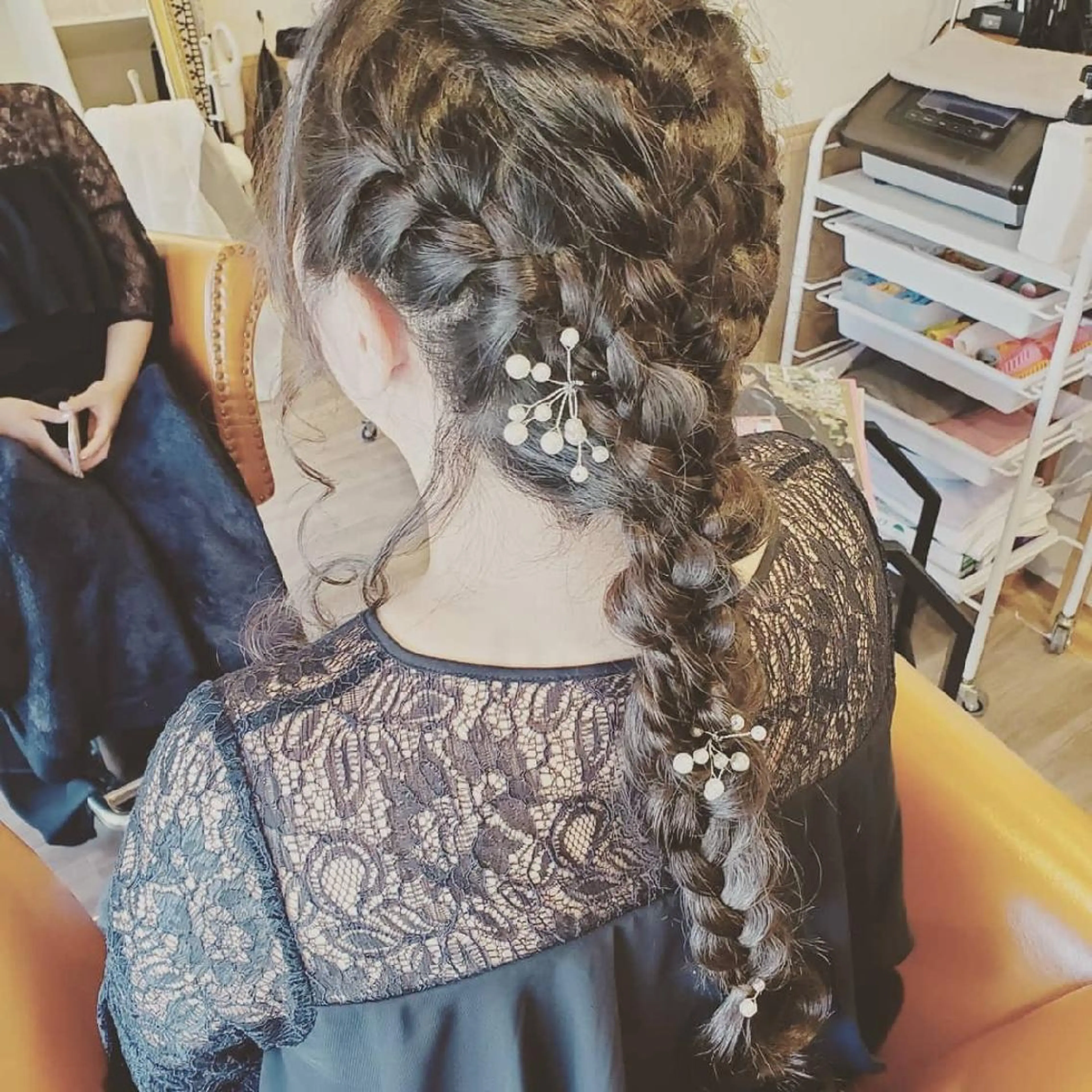 ヘアセットの写真