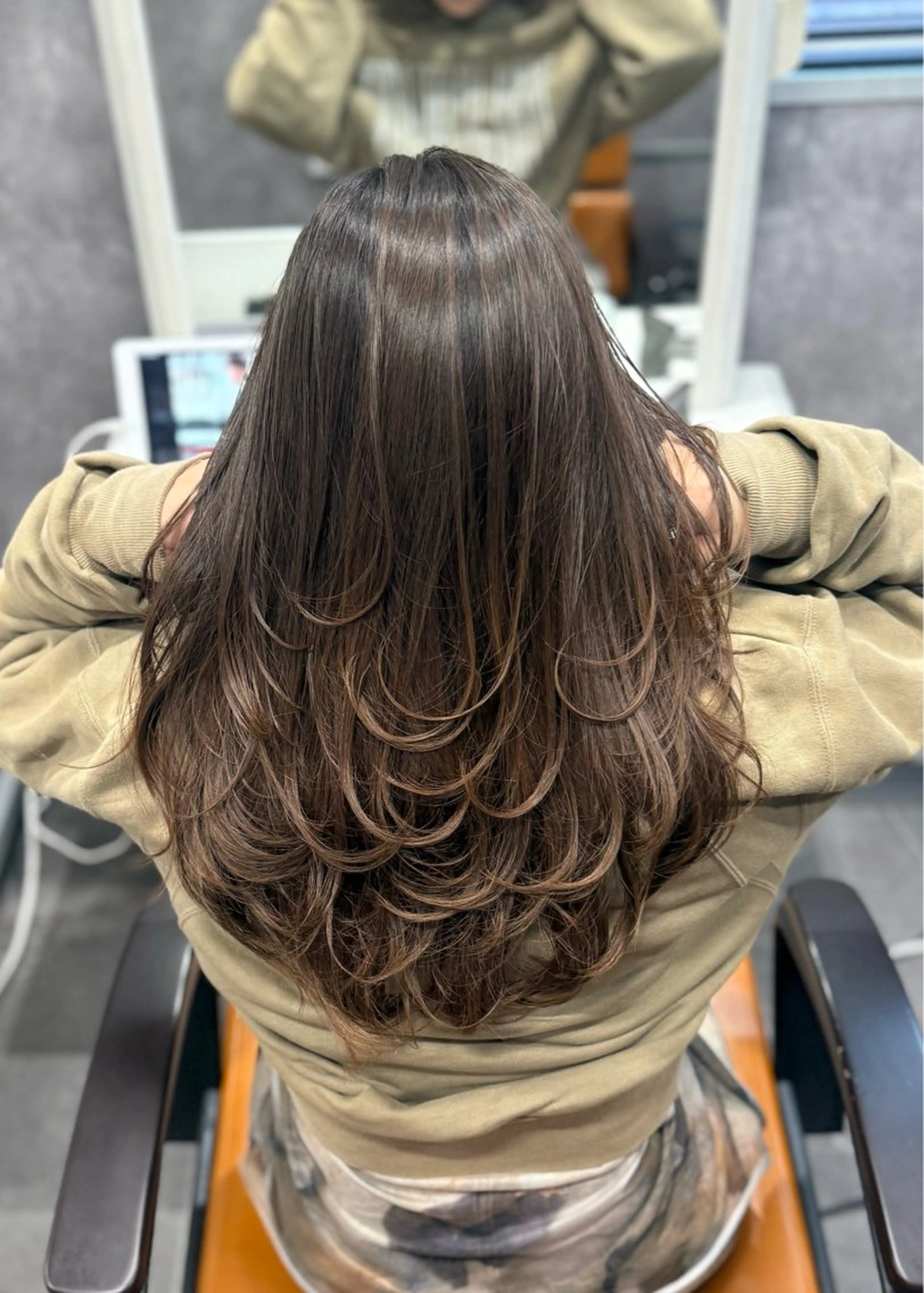 セミロング 髪質改善 似合わせカット 縮毛矯正 ナナシ所属・✨髪質改善／縮毛矯正 木村和司✨のヘアスタイル