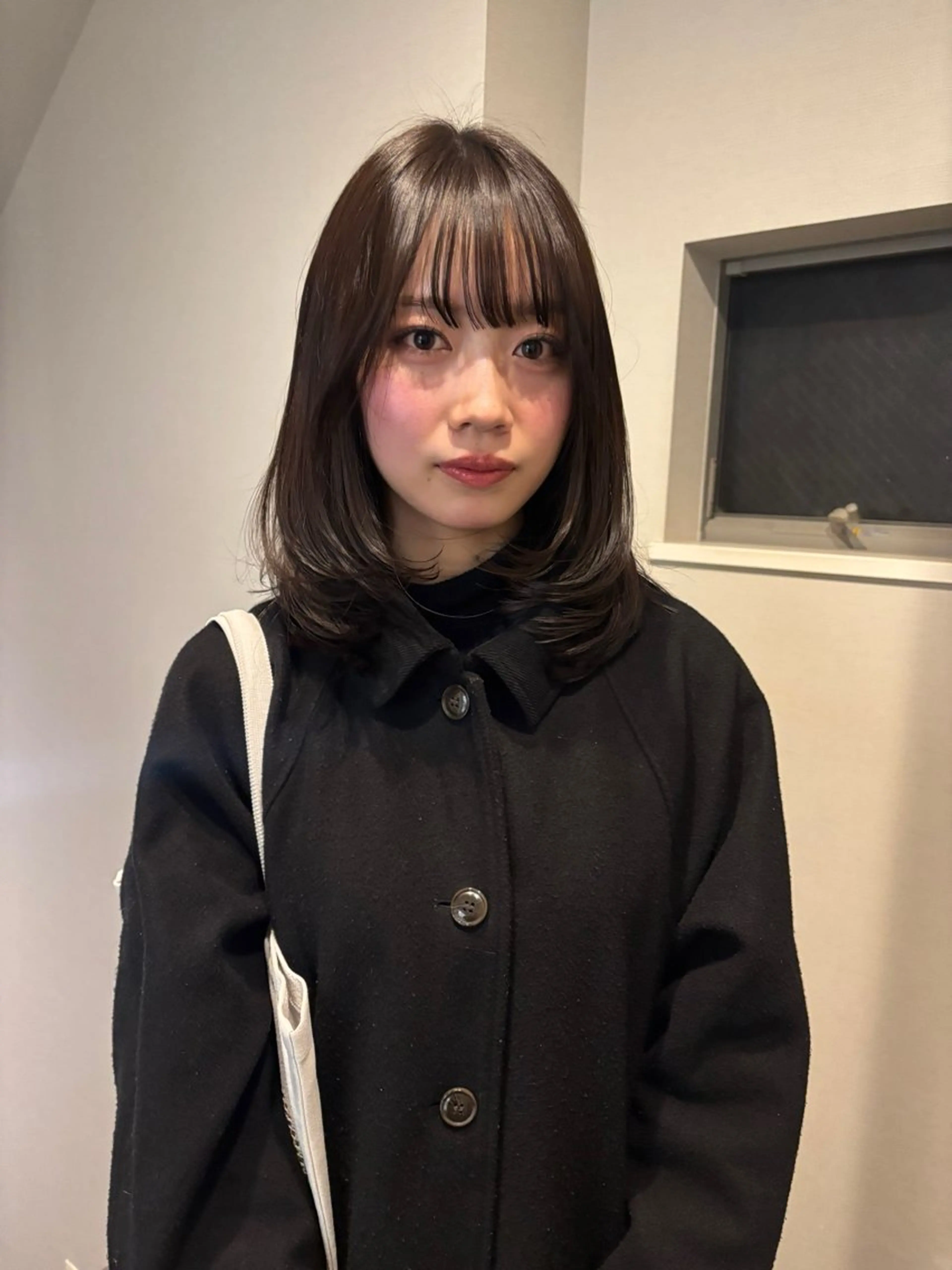 ミディアム カラー カット ヘアカラー トリートメント レイヤーカット🎀 kanaのヘアスタイル