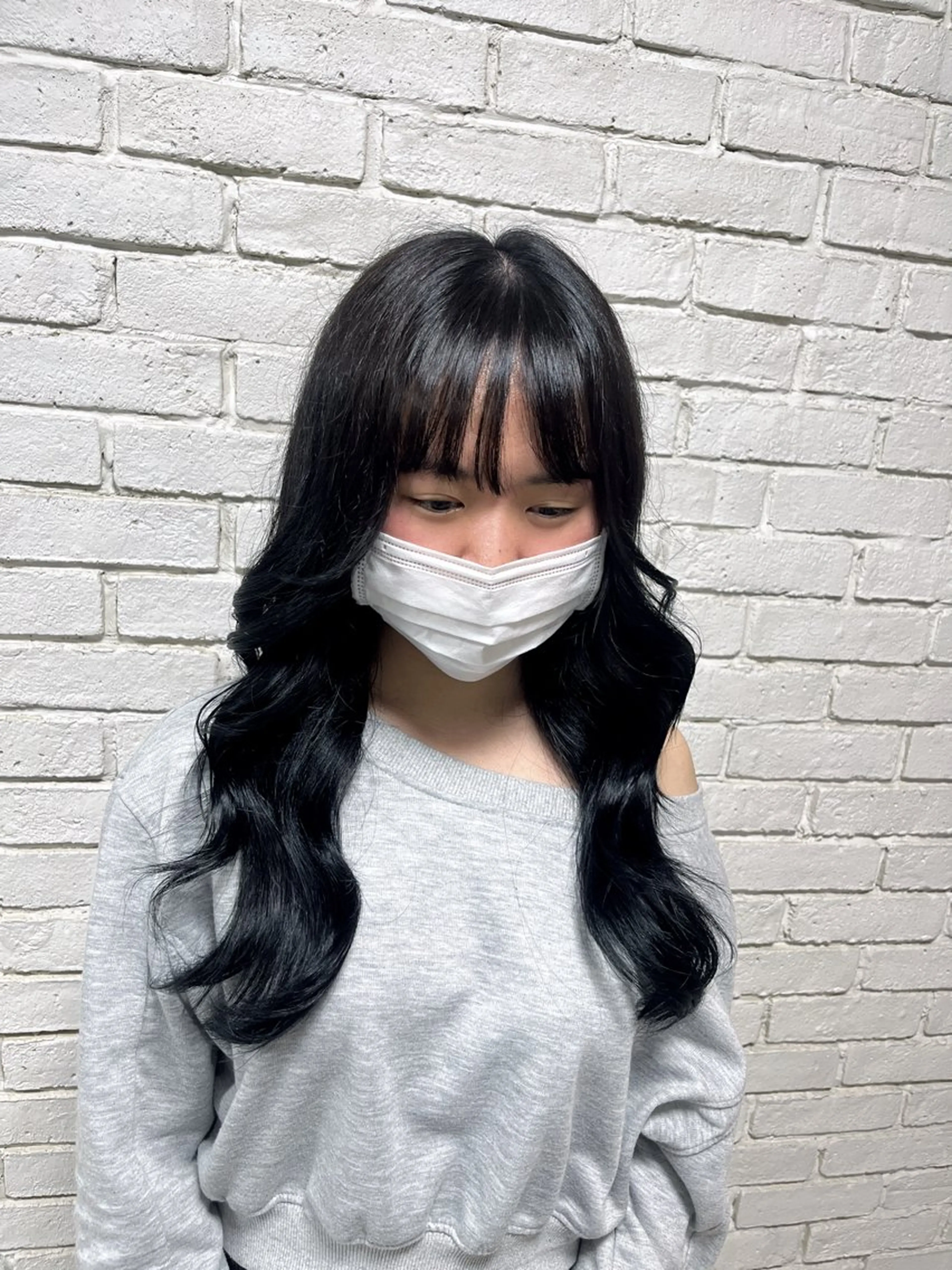 ロング カラー L STUDIO心斎橋店「エルスタジオ」所属・🦋韓国ヘア💙 RUNAのヘアスタイル