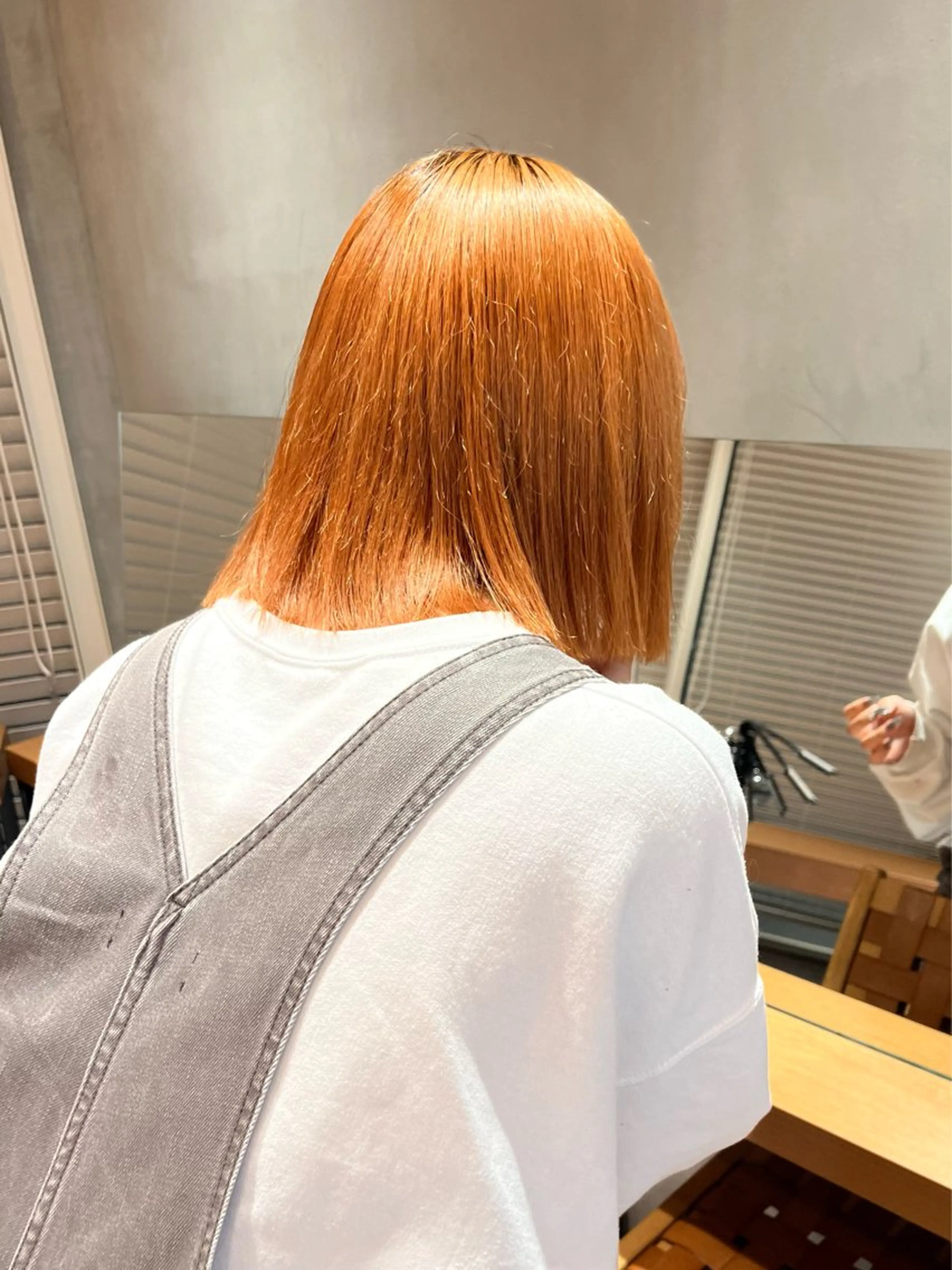 ミディアム カラー カット トリートメント ボブ&透明感カラー ♡TOMOEのヘアスタイル