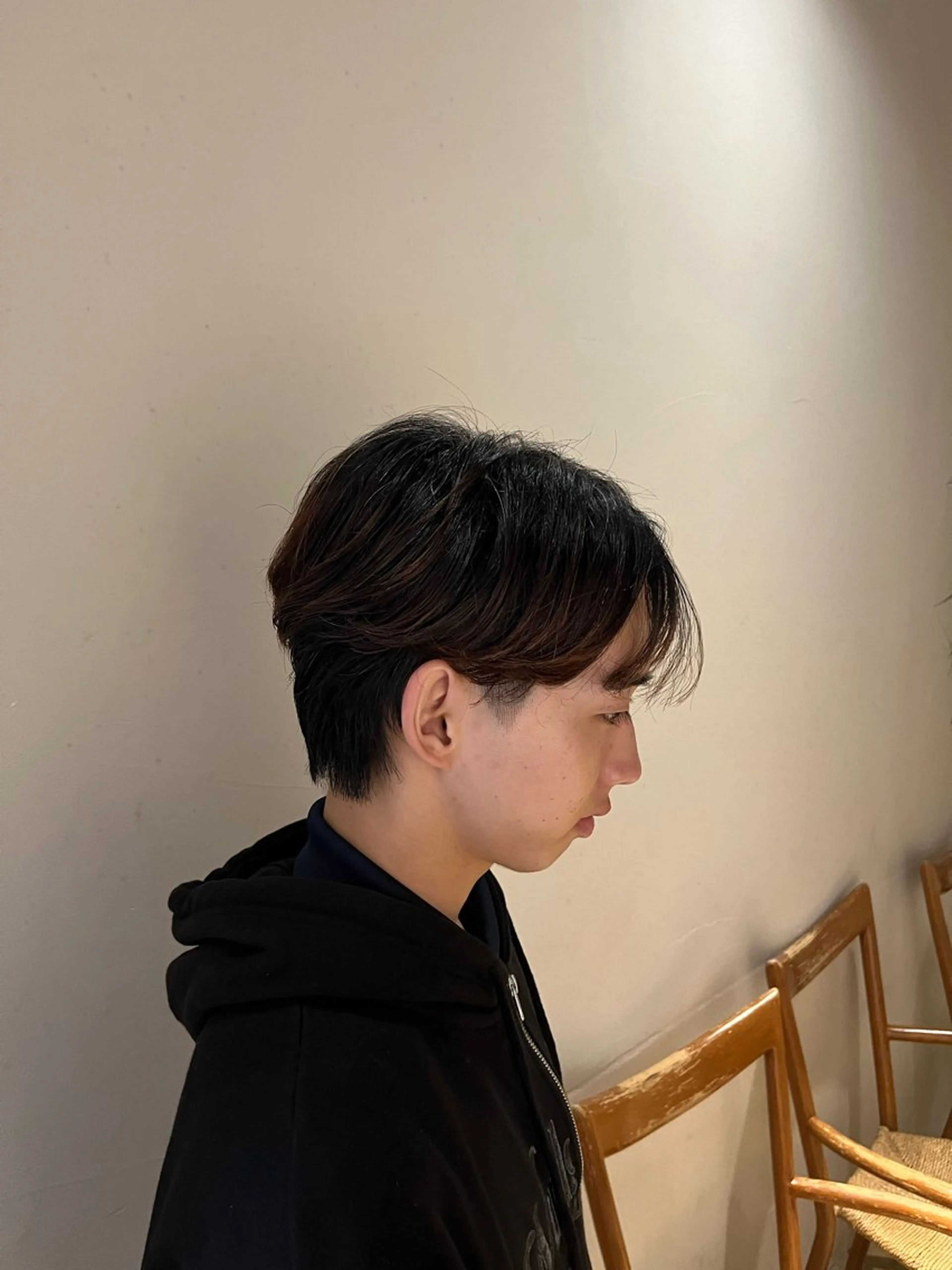 カット＋ニュアンスパーマメンズの写真