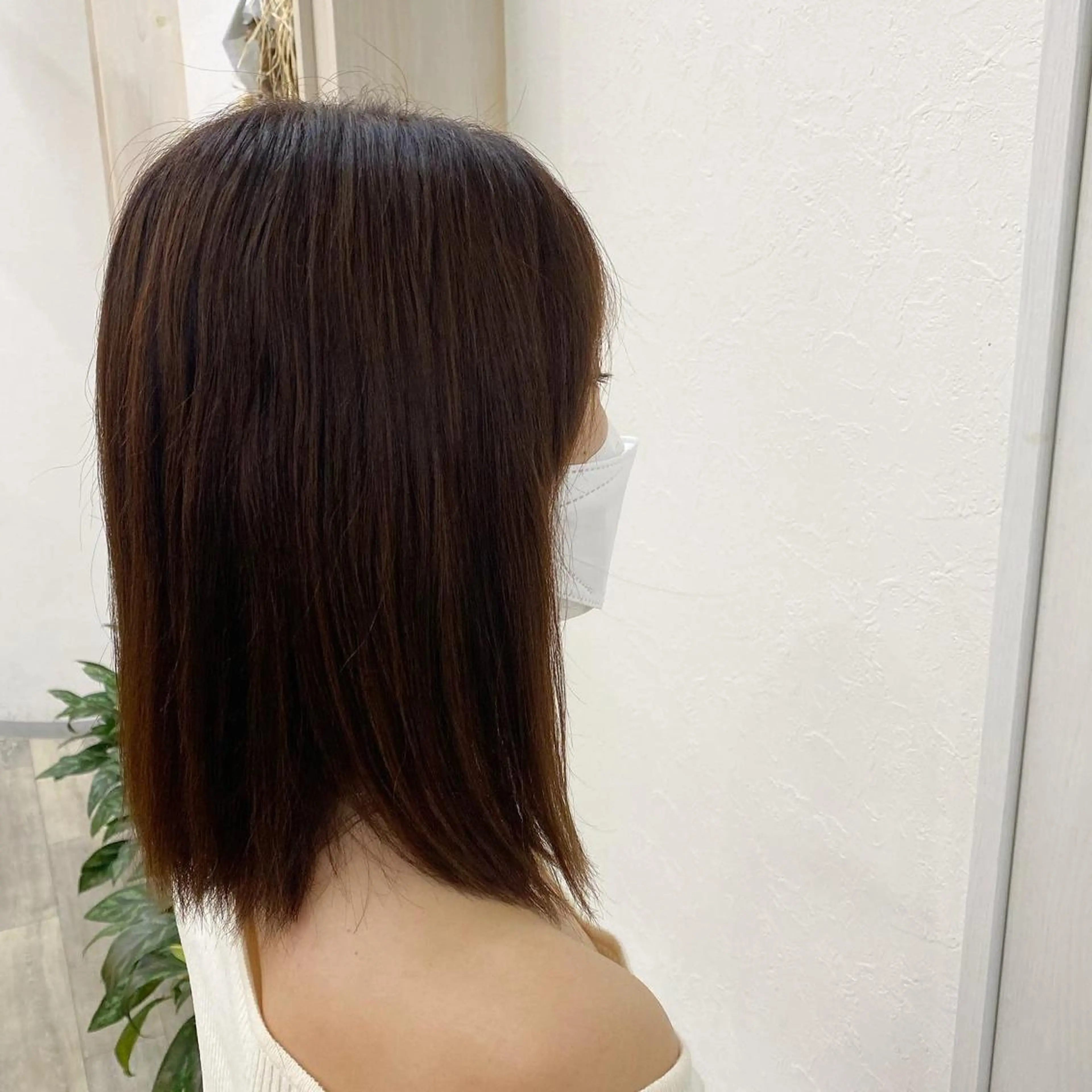 ミディアム カット 足利/透明感カラー/ GRACE/りおのヘアスタイル