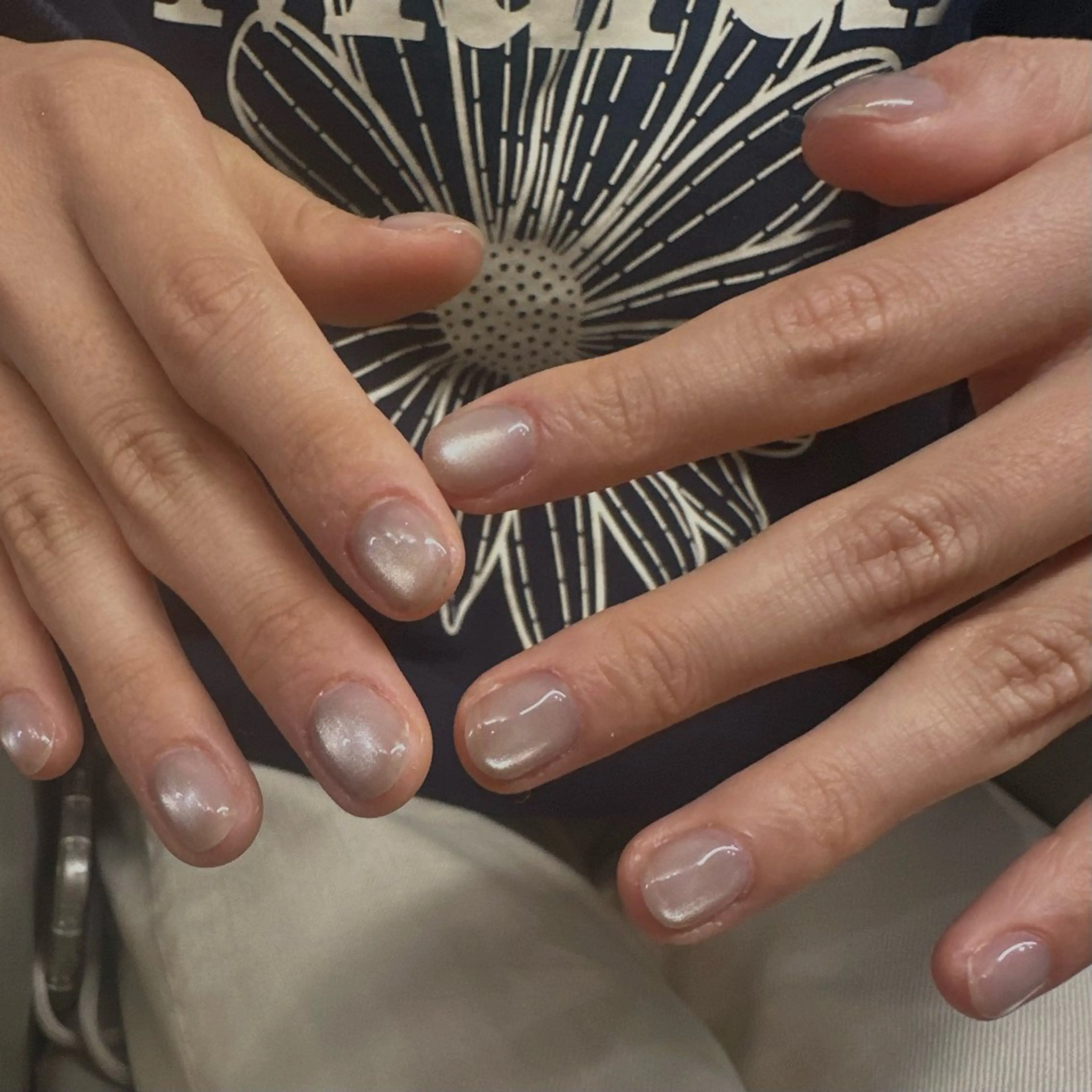 ネイル マグネットネイル ニュアンスネイル シンプルネイル filonnail Yuunaのネイルデザイン