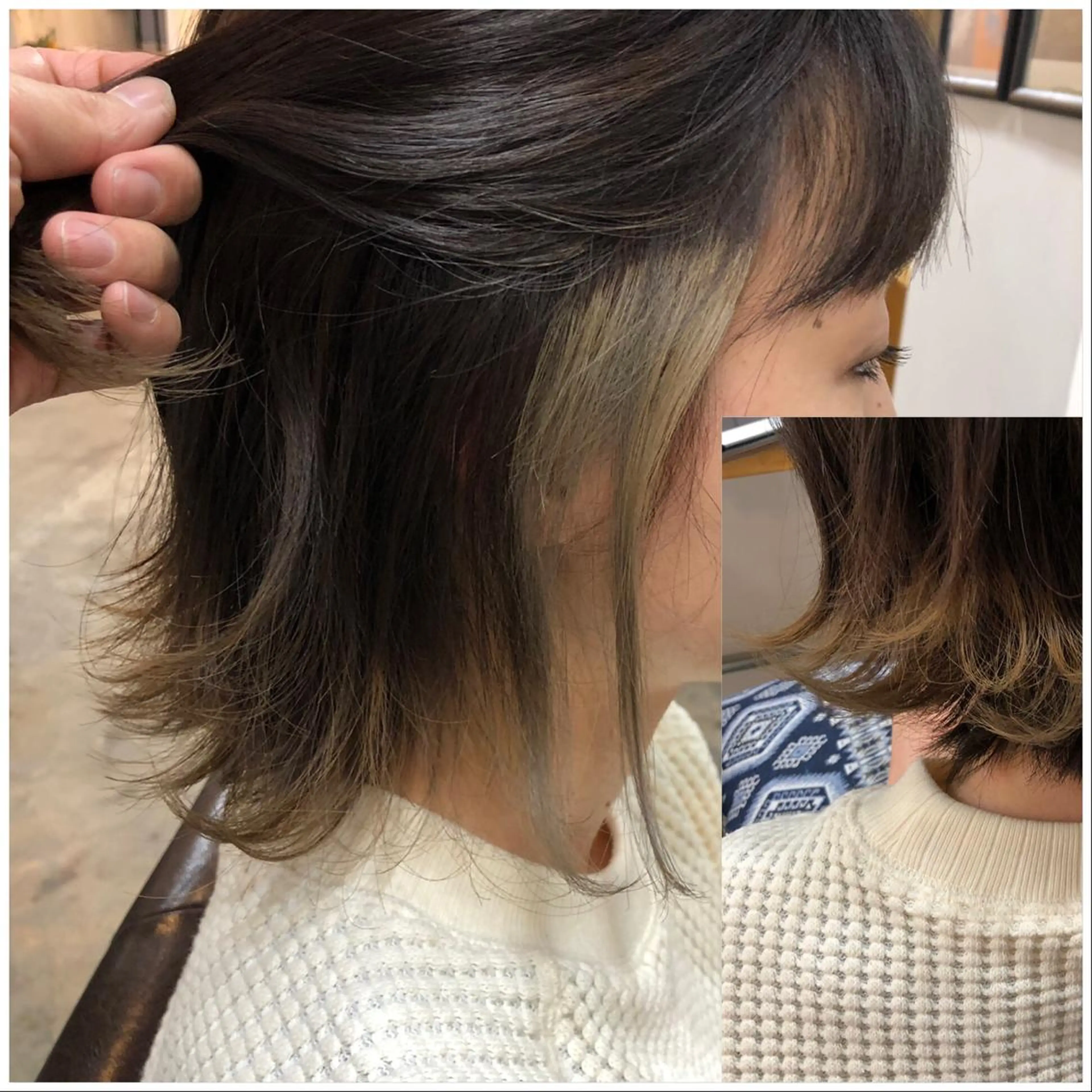 ミディアム 髪質改善ayame 横山諒のヘアスタイル